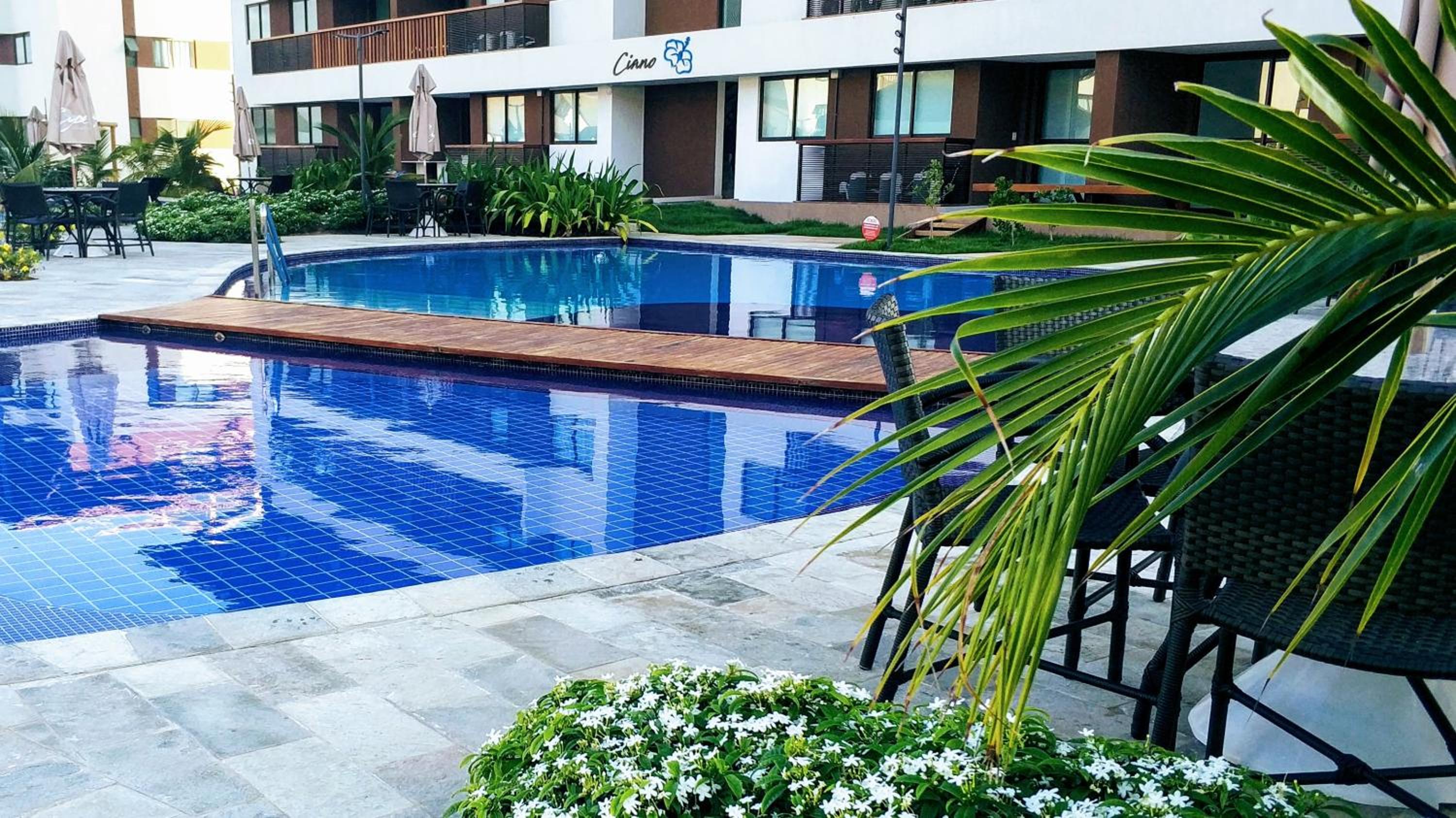 Flat Térreo Beira-Mar no resort Cupe Beach Living em Porto de Galinhas