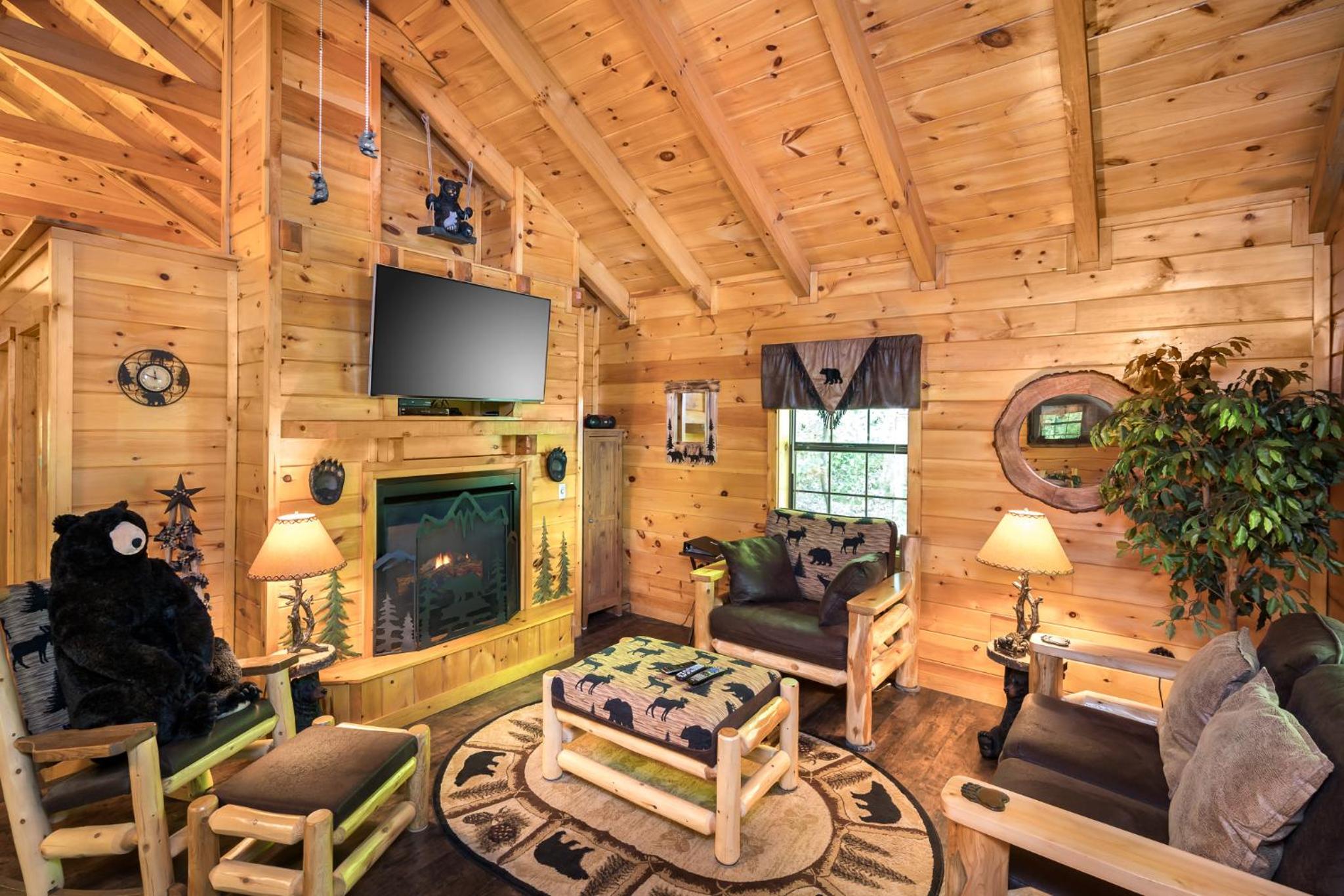 Cozy Bear, Free Attraction Tickets, Hot Tub, WIFI, Fireplace!!! view 5