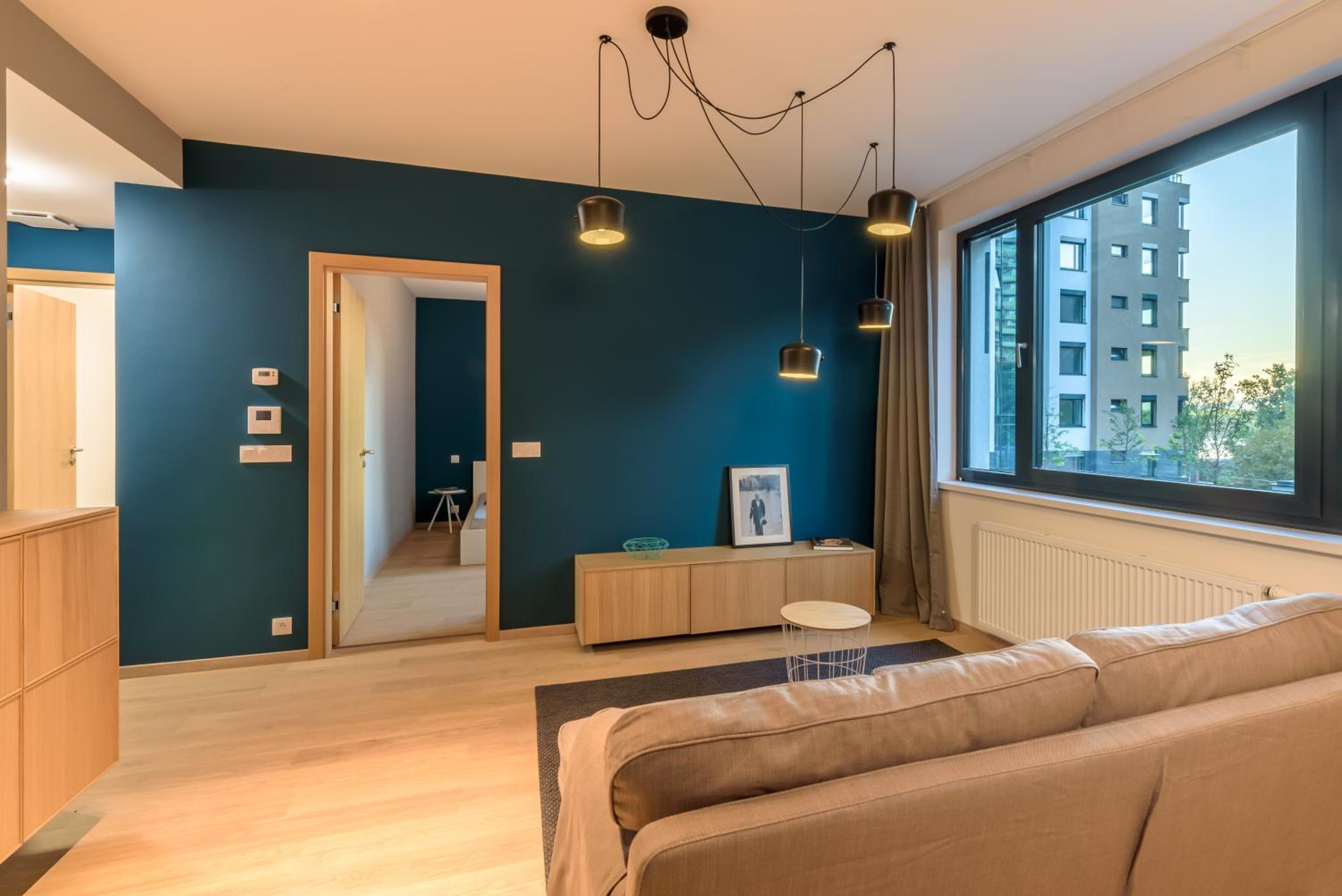 Bratislava center, river front, private parking included view 3