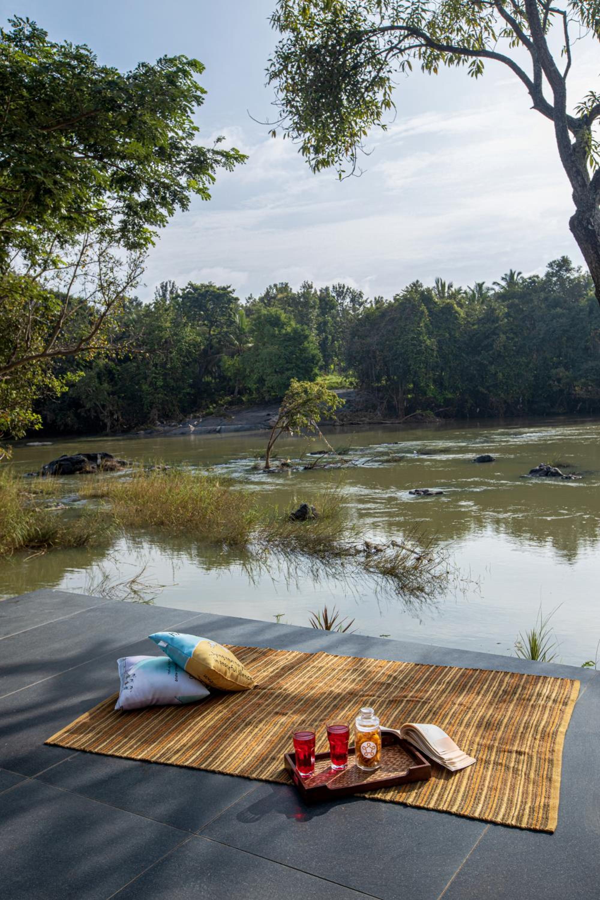 SaffronStays Riverstone 3-BR Riverside Villa with Farm Views view 3