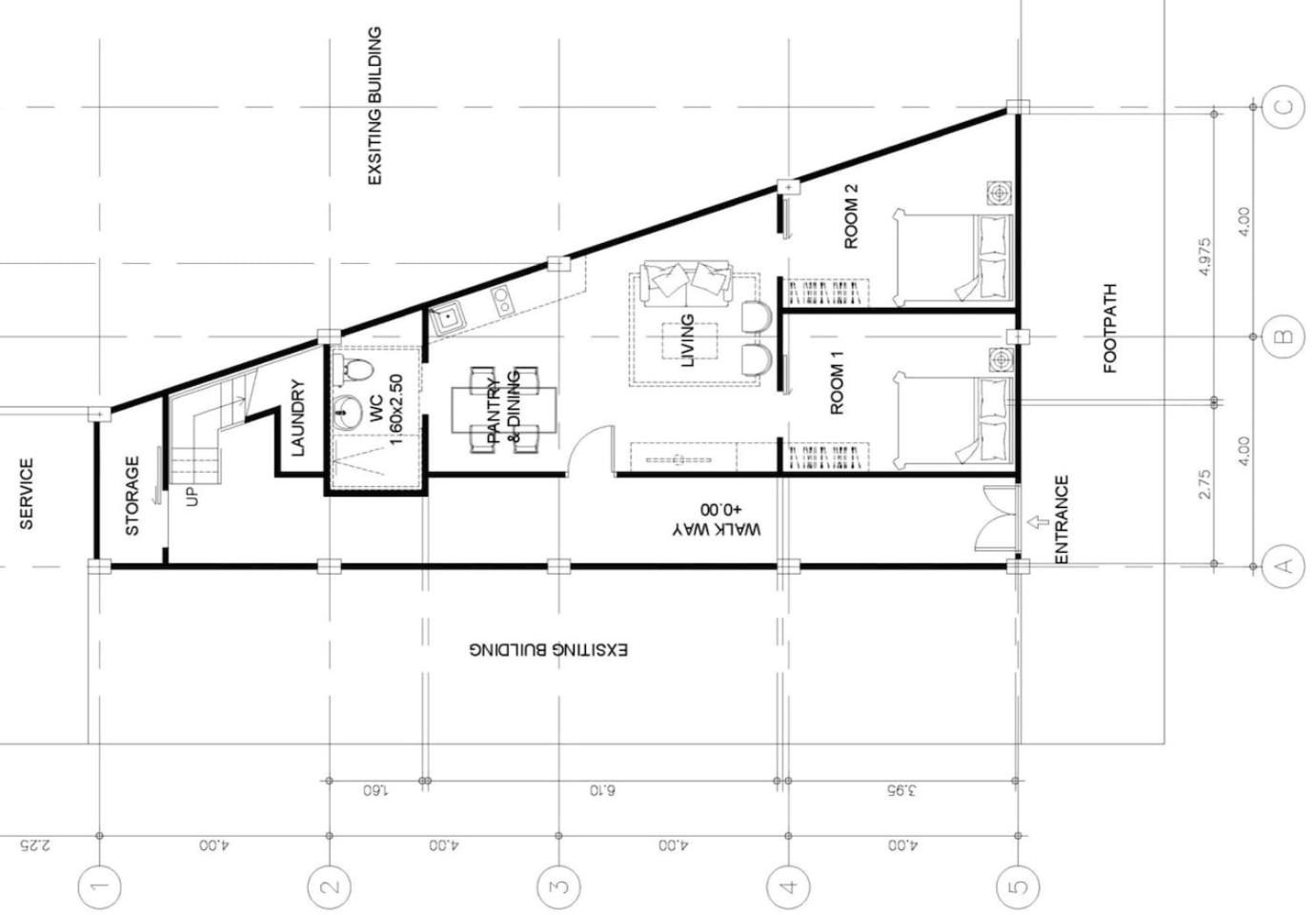 U1 Large 2 bed rooms BTS Udomsuk