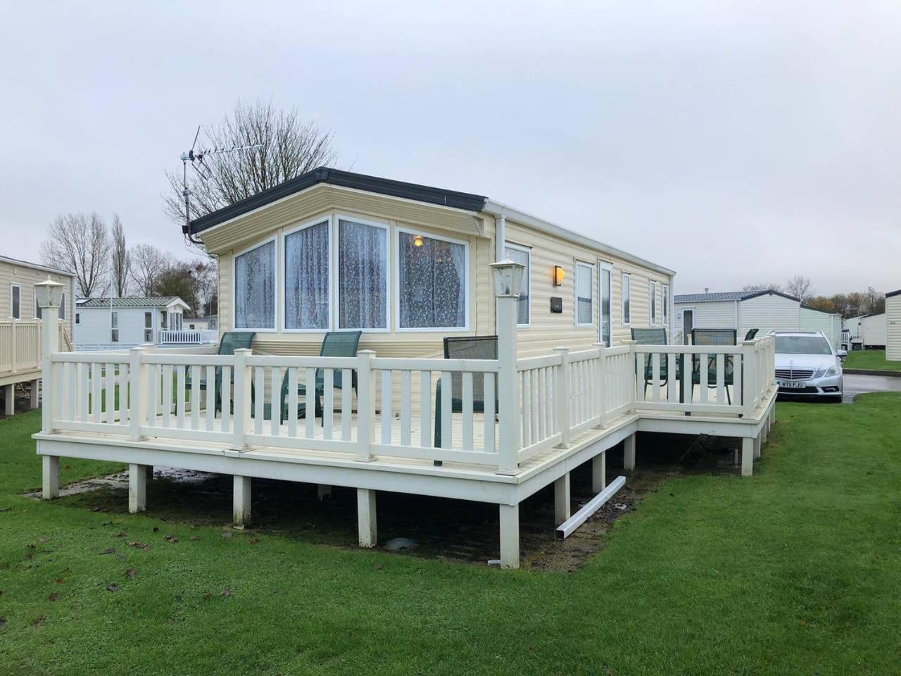 Caravan in the Cotswolds view 3