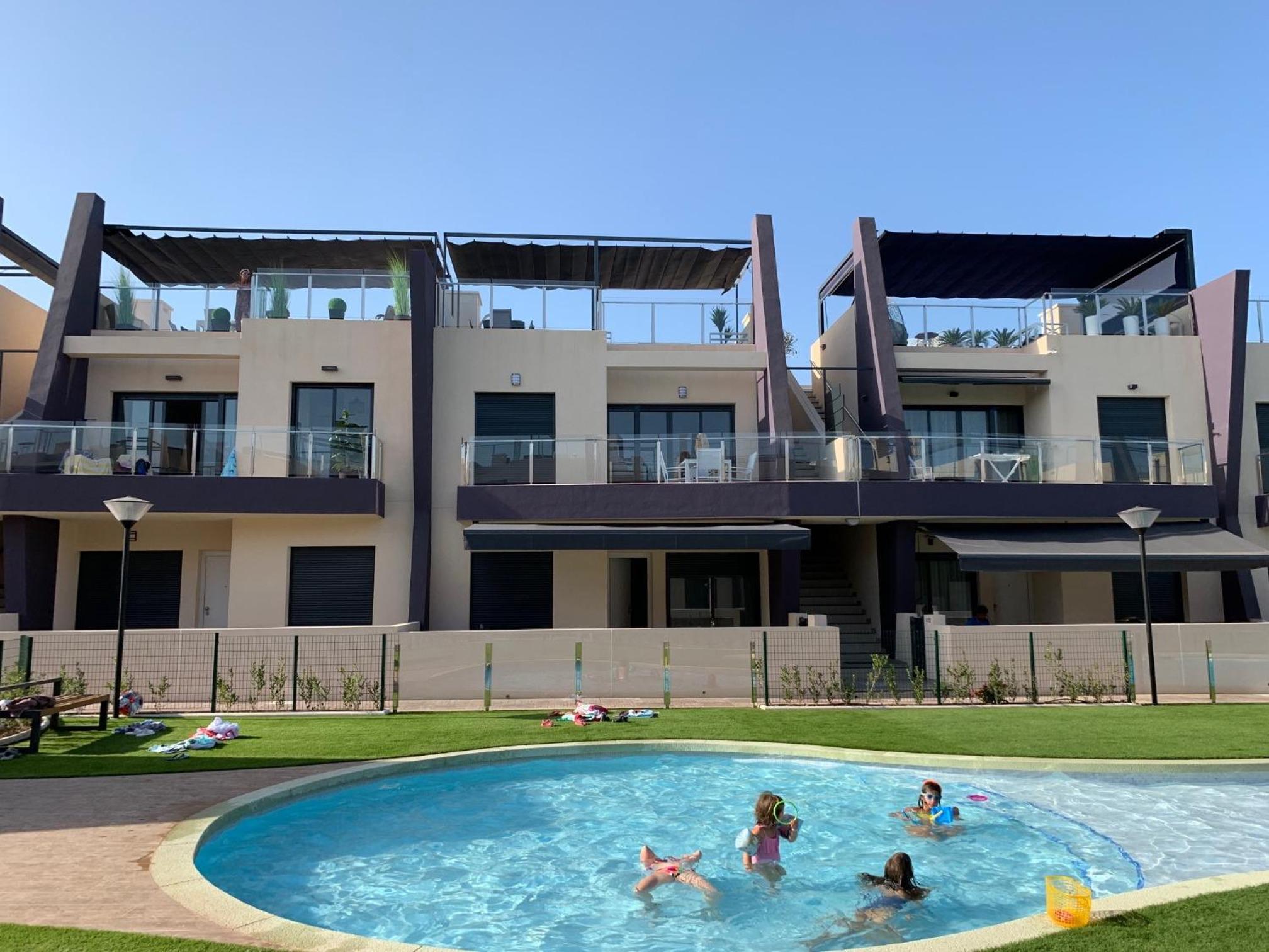 Higuericas Costa 412 - Rooftop terrace and pool view 300 m from beach view 3