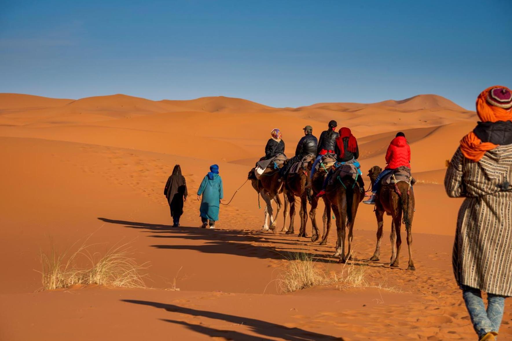 Moda Camp merzouga tours Quad Sunboarding ATV view 5