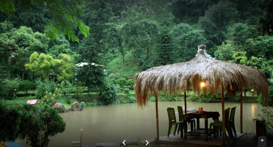 outdoor BBQ area