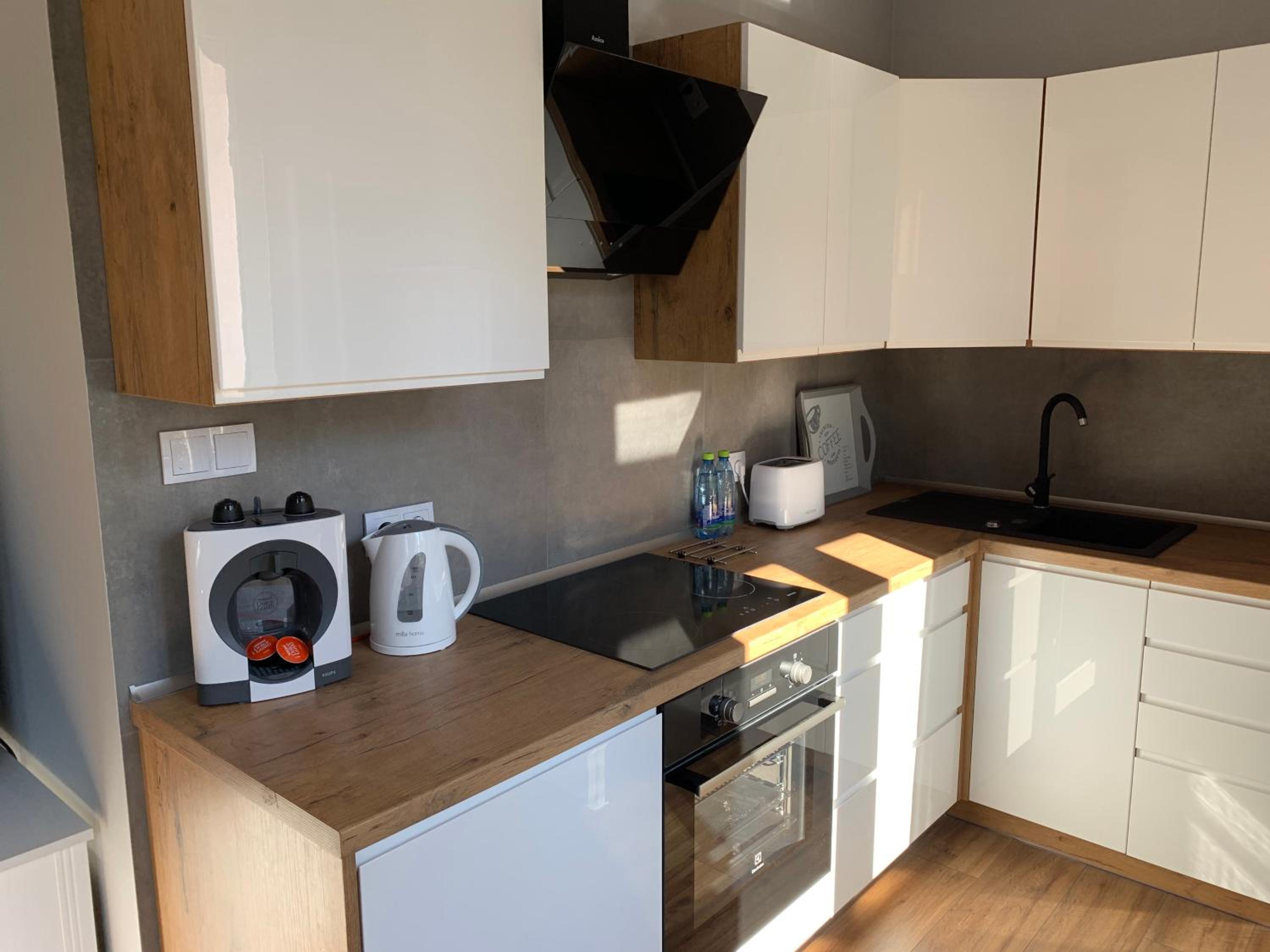Grey apartment 50 m2 view 4