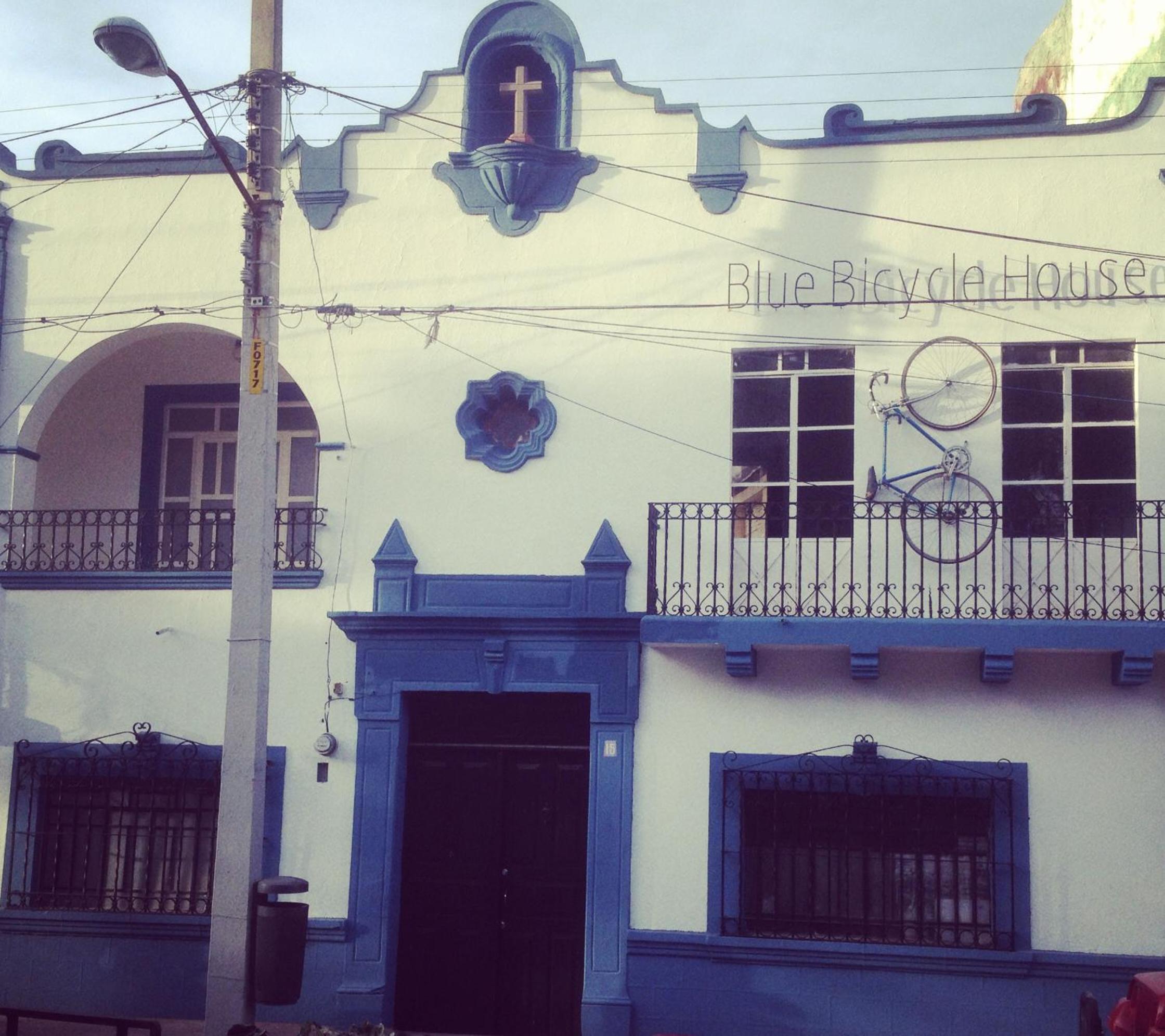 Blue Bicycle House