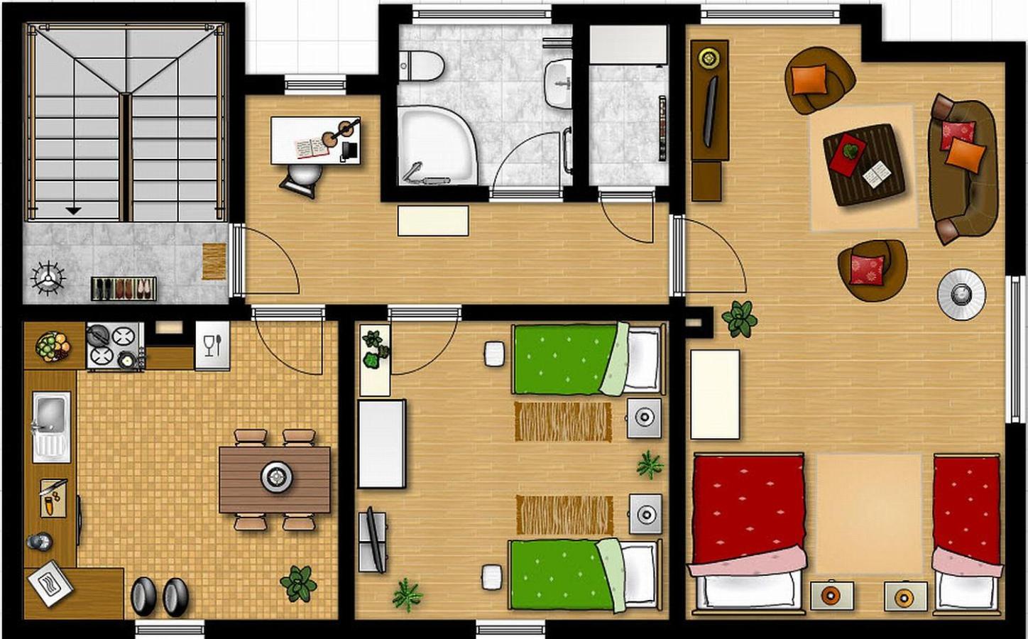 Haus Homann-Schneider, Apartment Stefan view 4