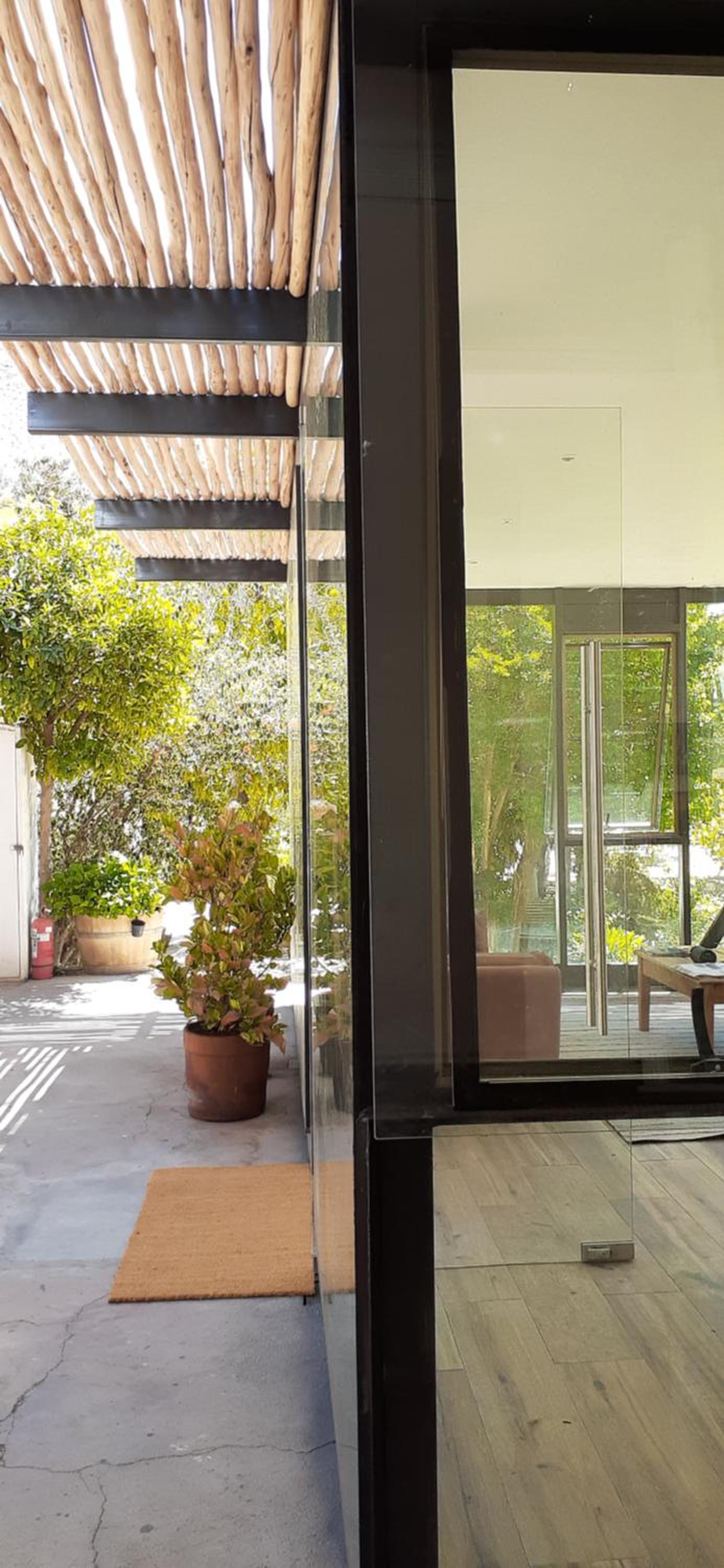 outdoor BBQ area