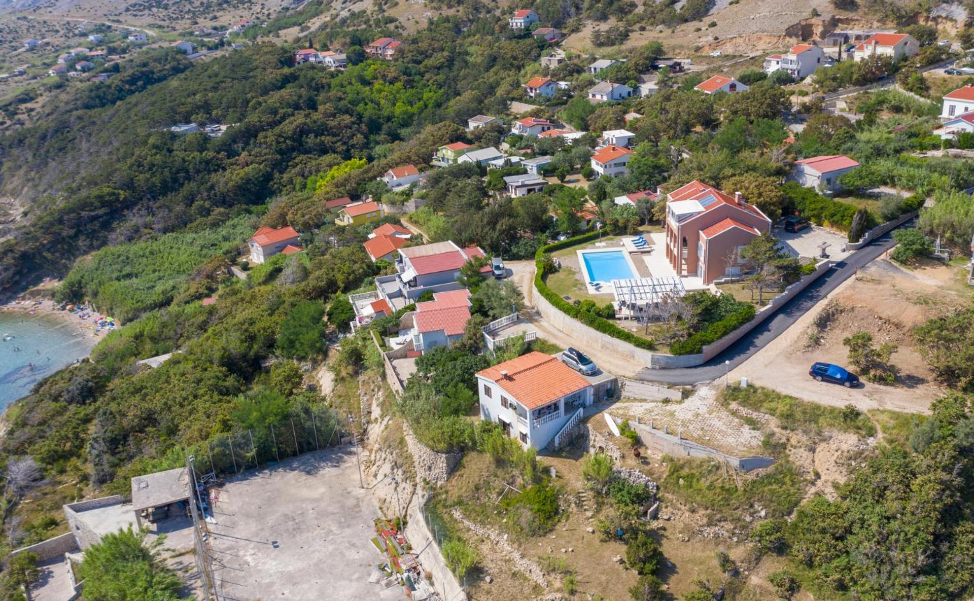 Luxury Seafront Villa Exclusive Pag with private pool by the beach on Pag island view 5