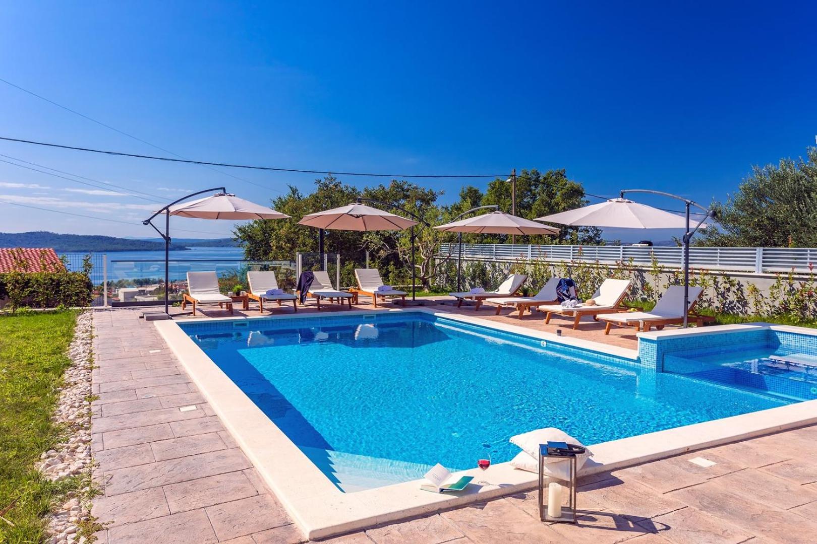 Seaview Villa Stanka with Pool and attached Jacuzzi view 3