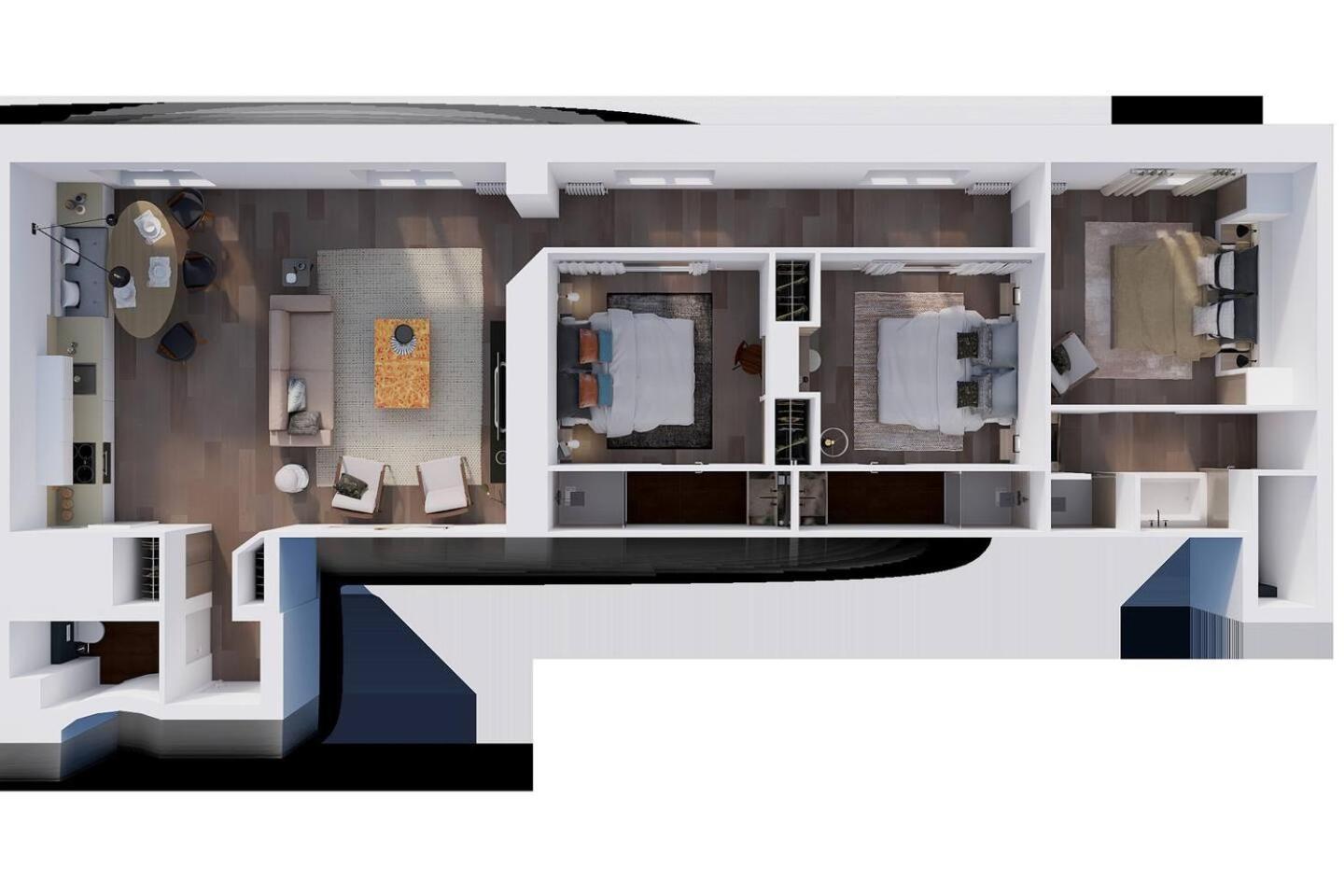 Modern Apt 3BDR/3BATH - Louvre Museum/Tuileries