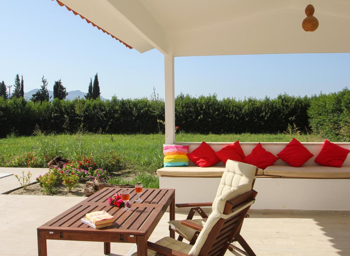 outdoor BBQ area
