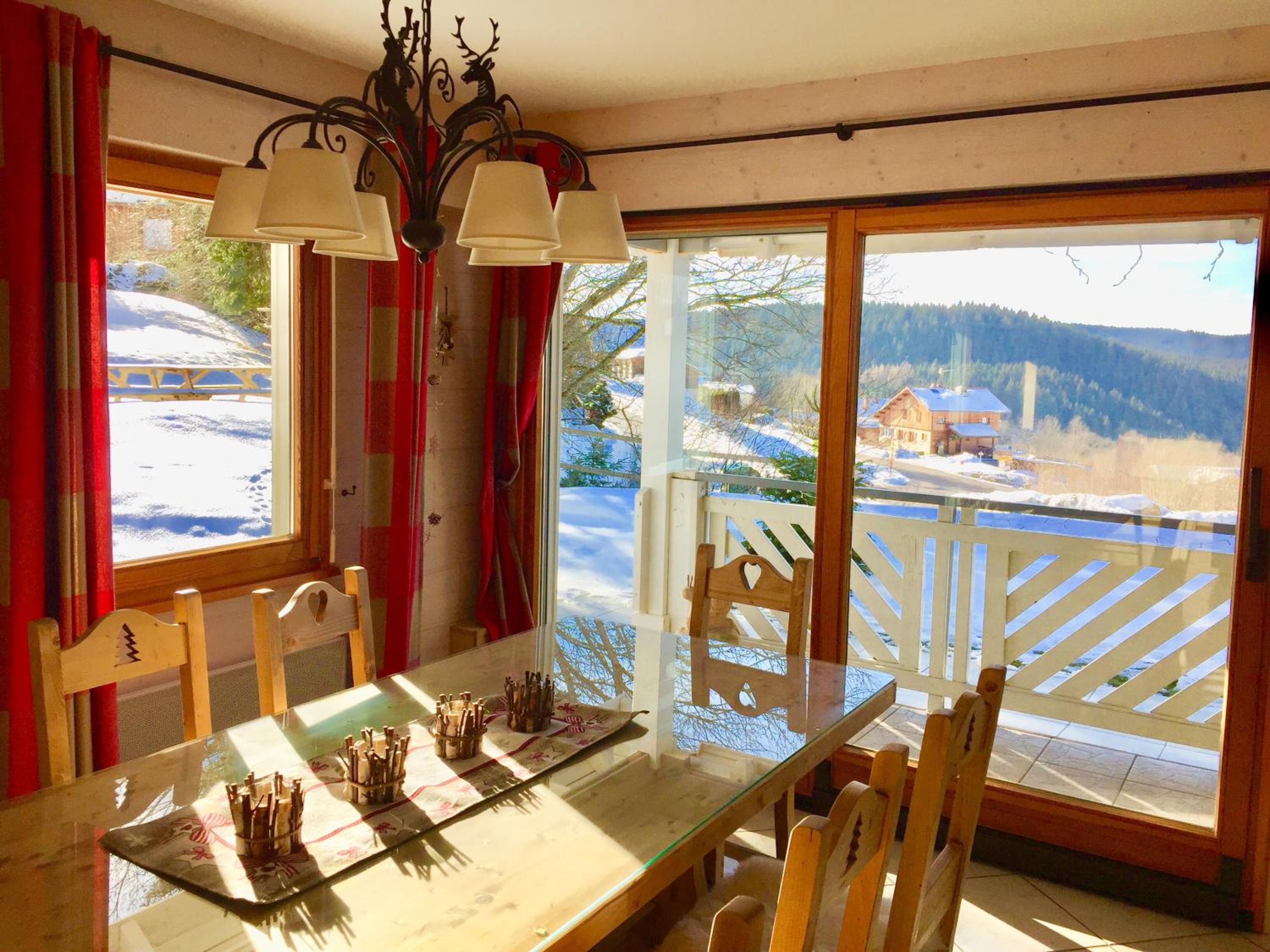 Chalet Le Flocon Bleu - Mauselaine avec vue sur le Lac de Gérardmer view 4