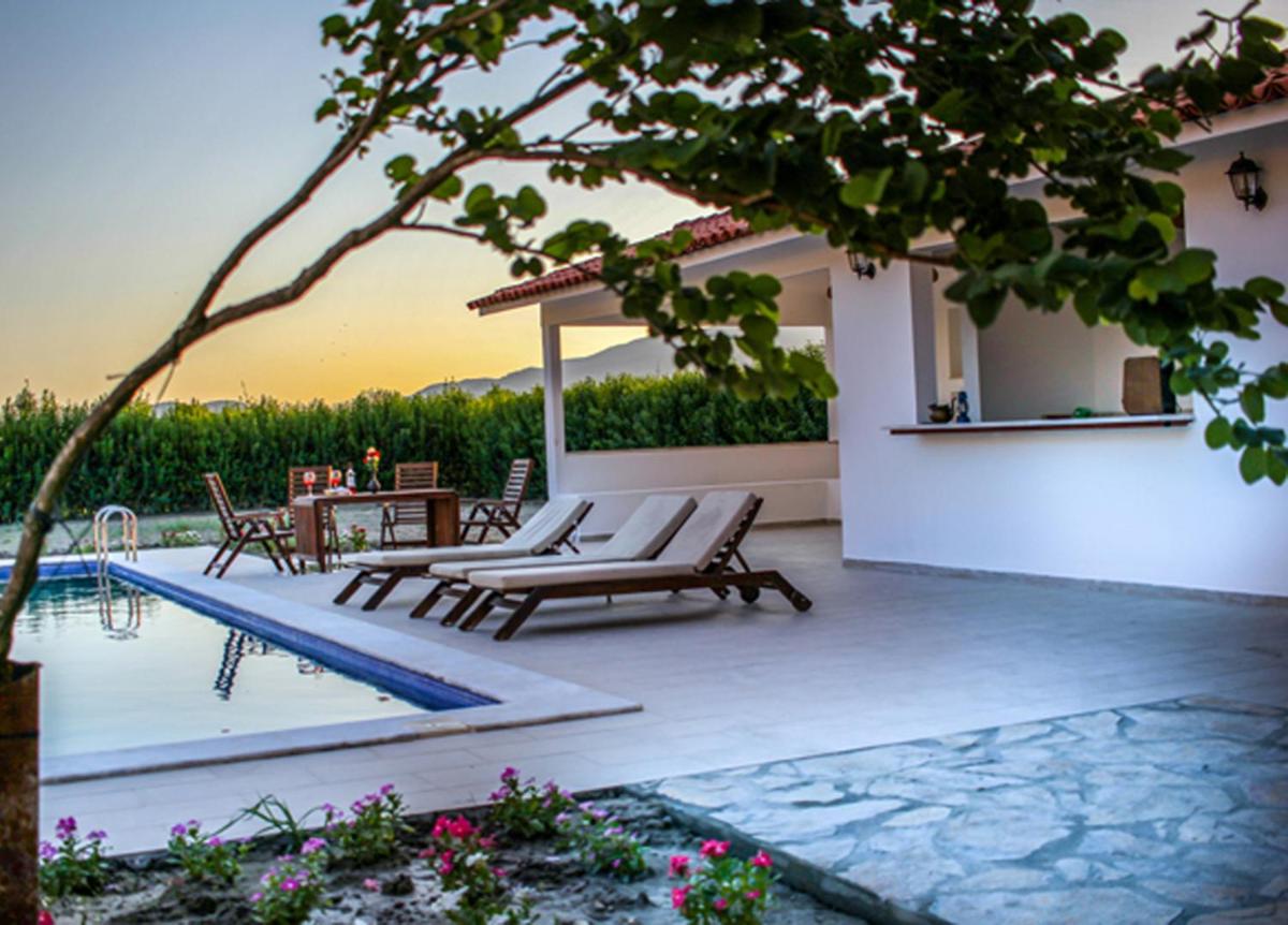 outdoor BBQ area