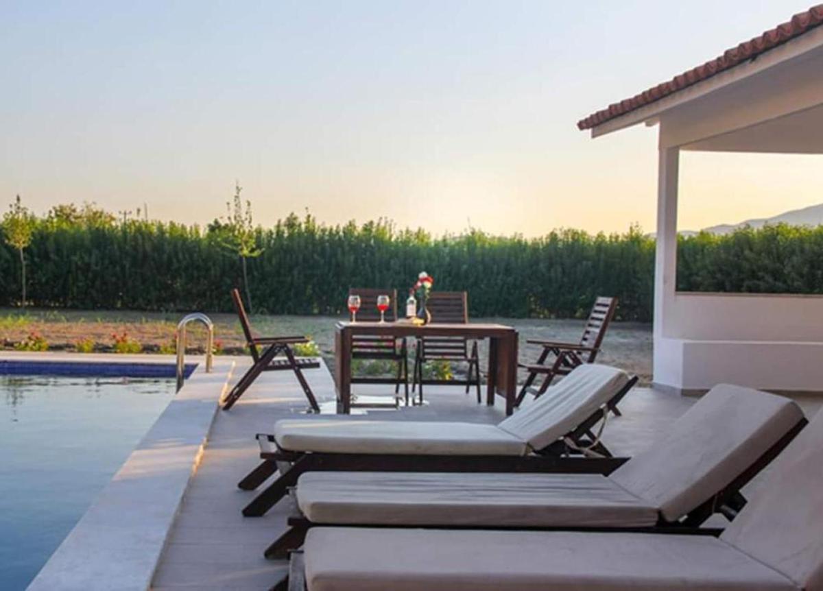 outdoor BBQ area