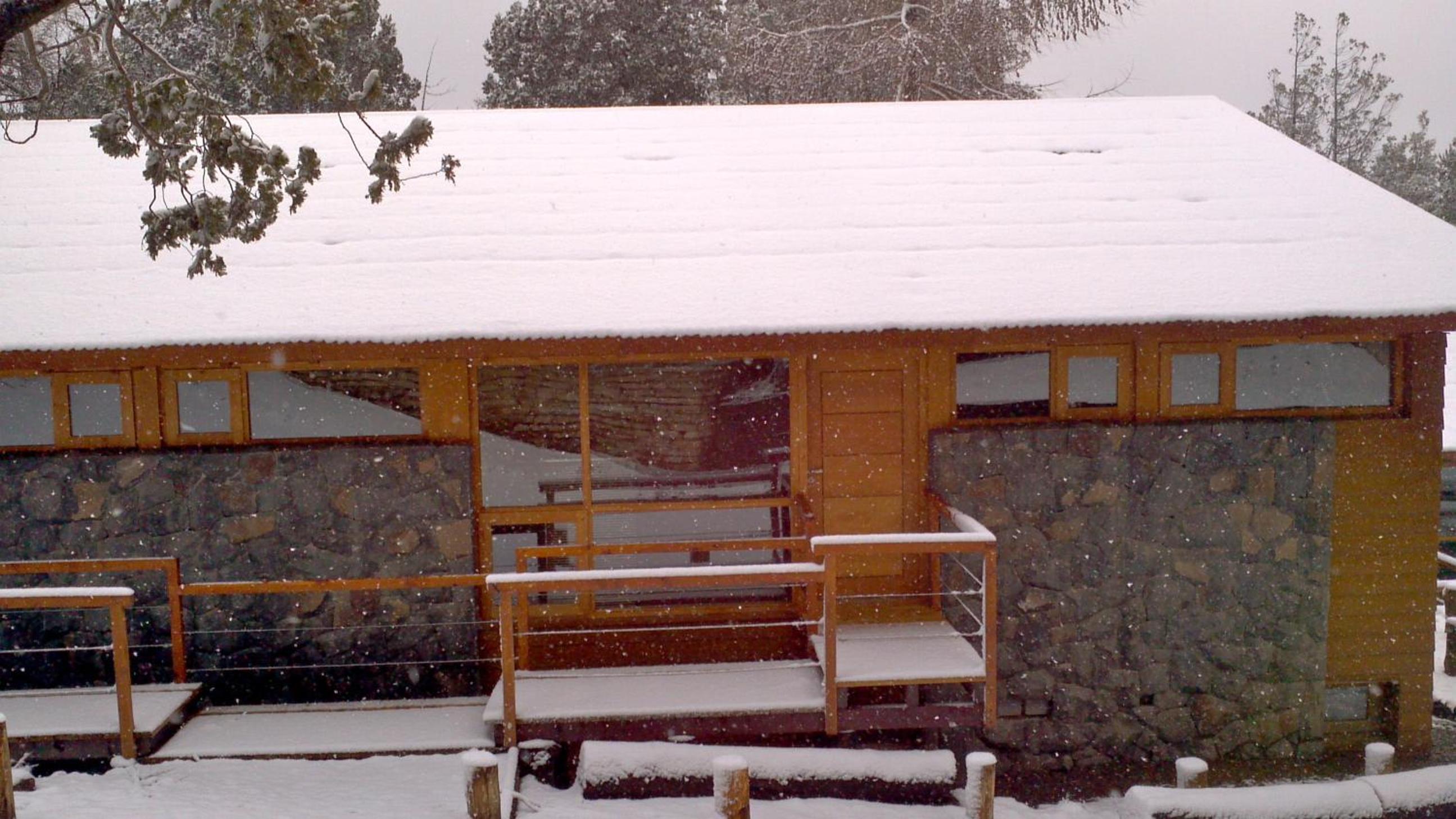 outdoor BBQ area
