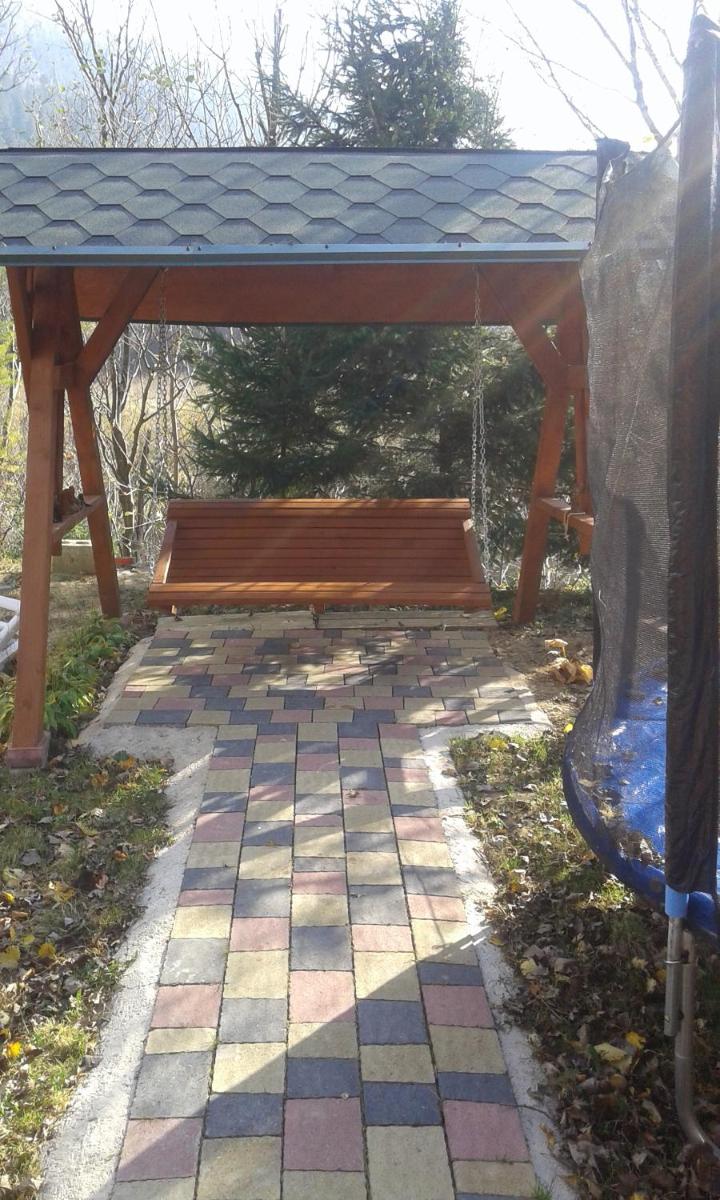 outdoor BBQ area