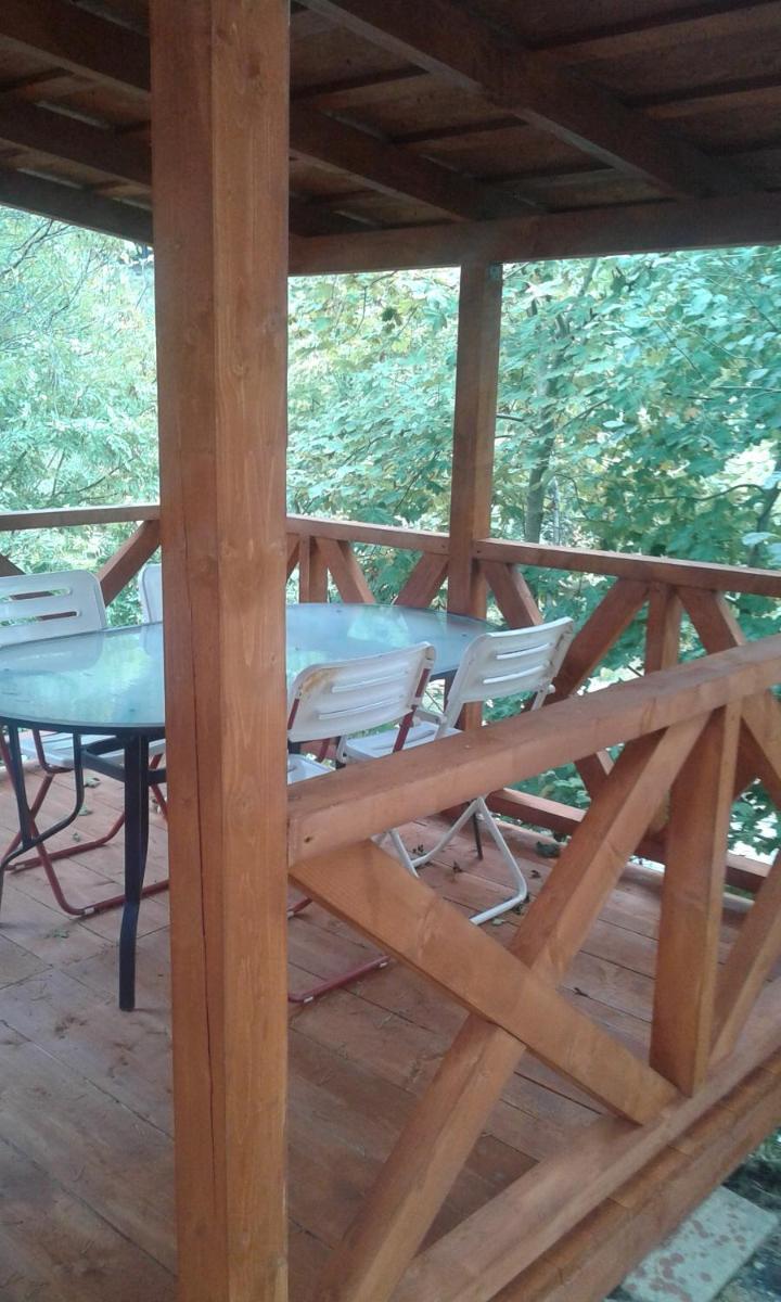 outdoor BBQ area