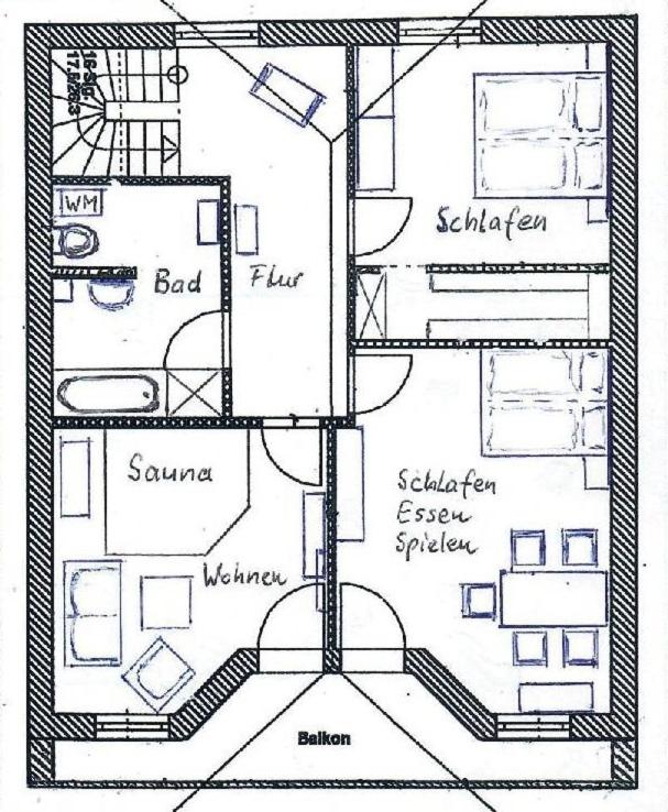 FeWo Hohen Neuendorf bei Berlin mit Sauna und Fuß-SPA