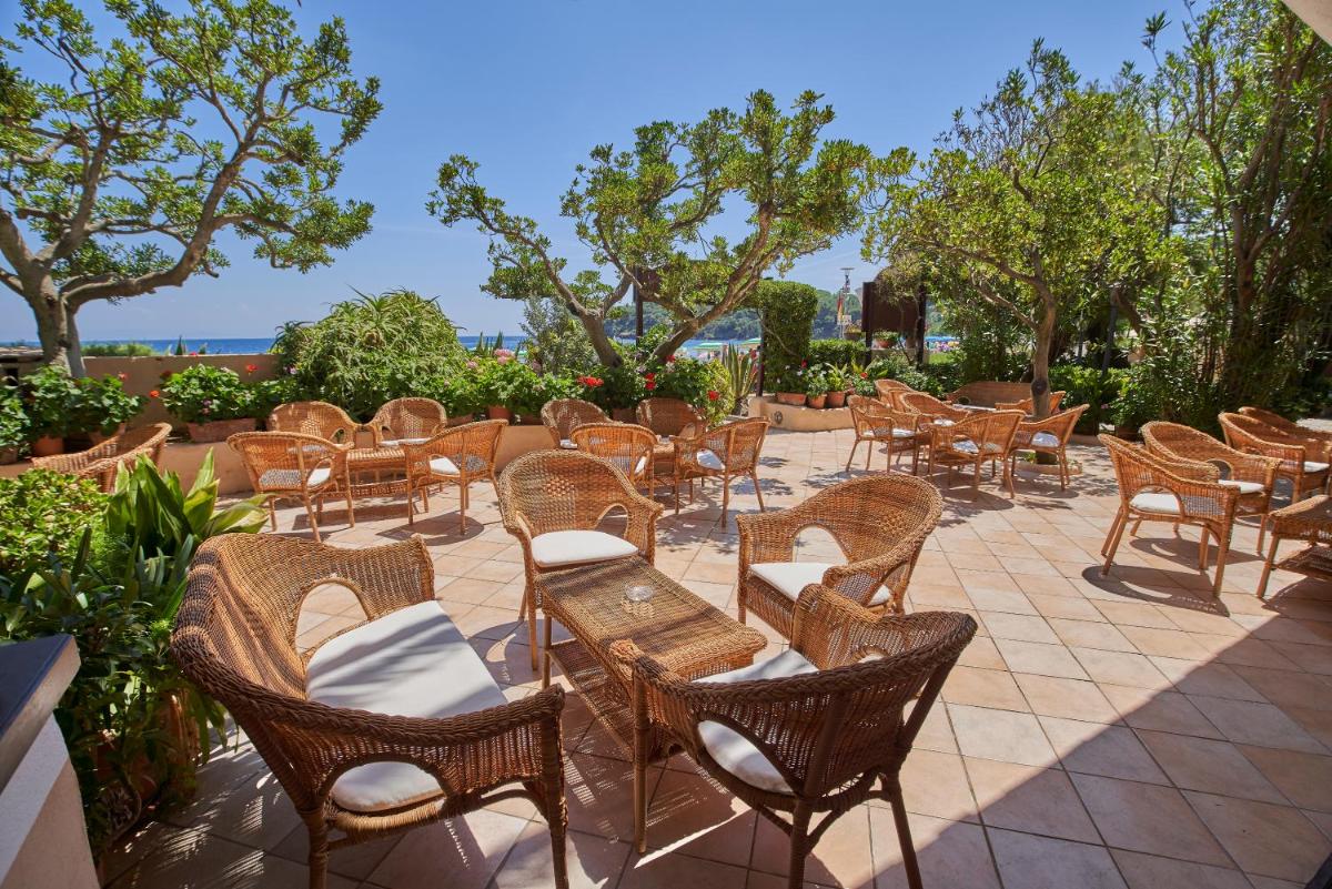 outdoor BBQ area