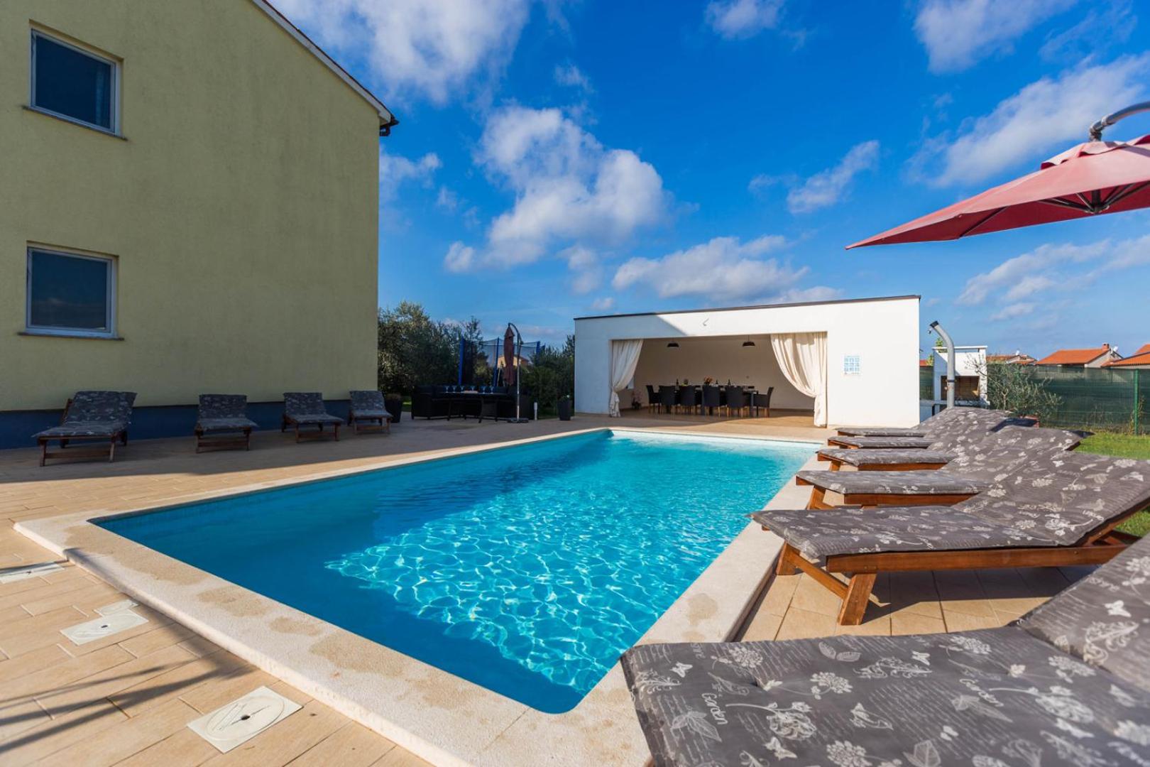 Beautiful villa Rampic with private pool near the beach in Fazana view 4