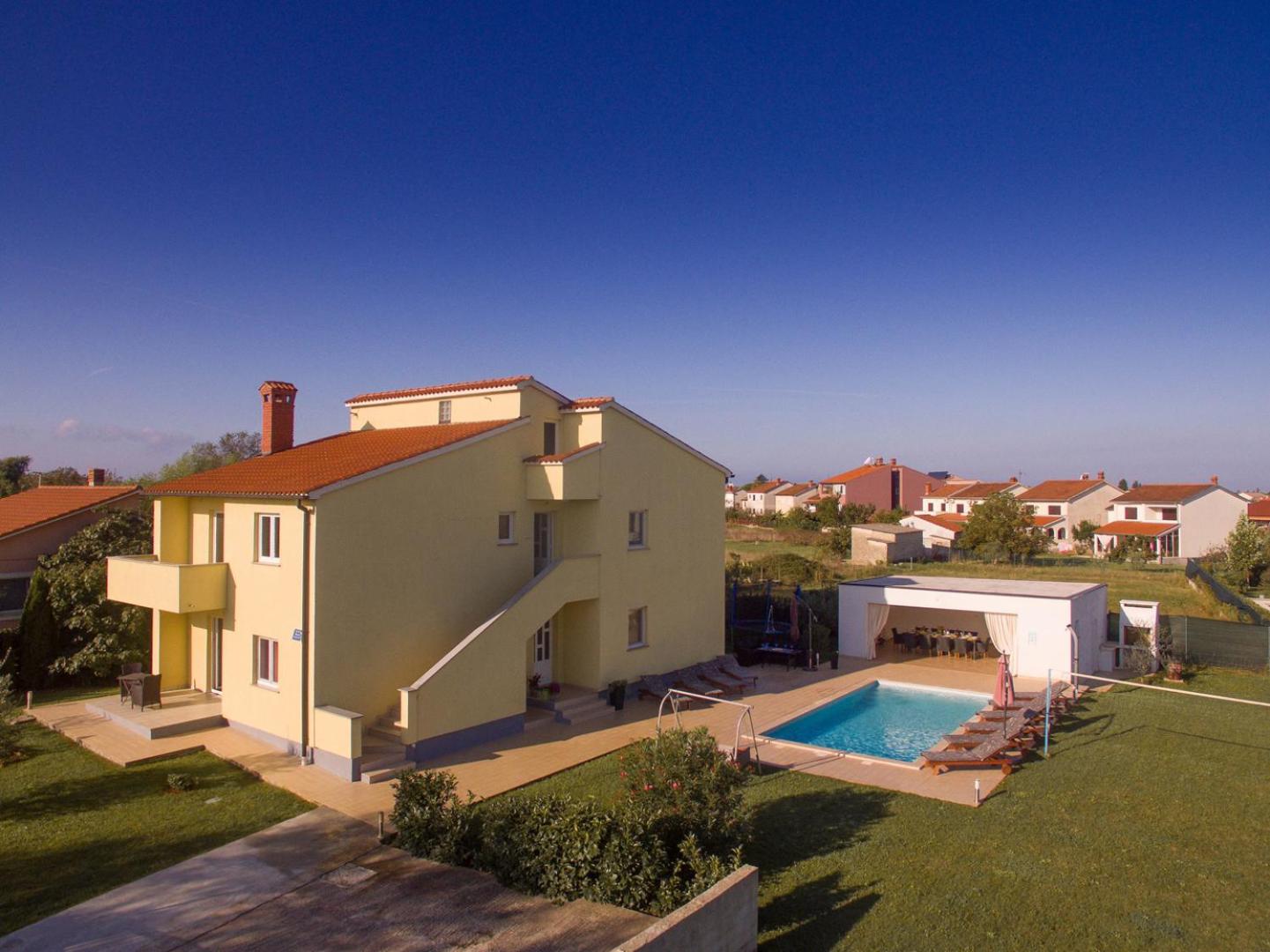 Beautiful villa Rampic with private pool near the beach in Fazana view 2