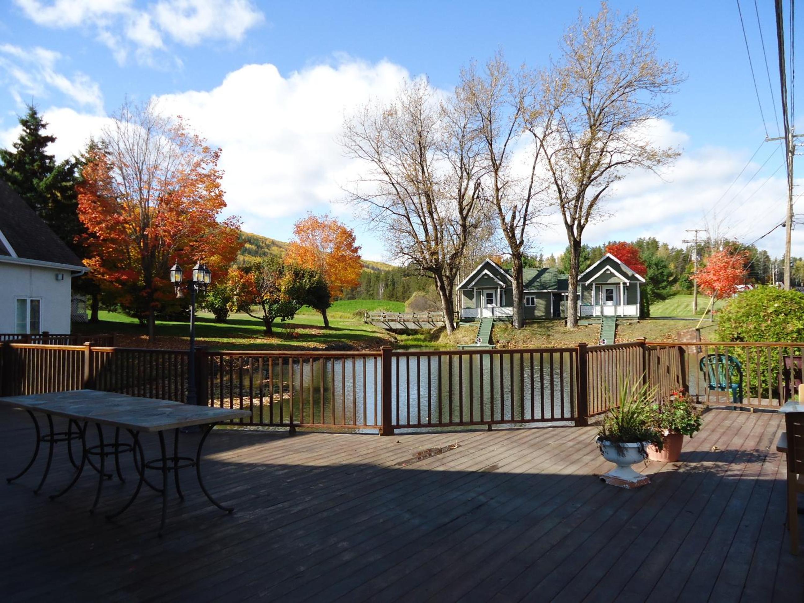outdoor BBQ area