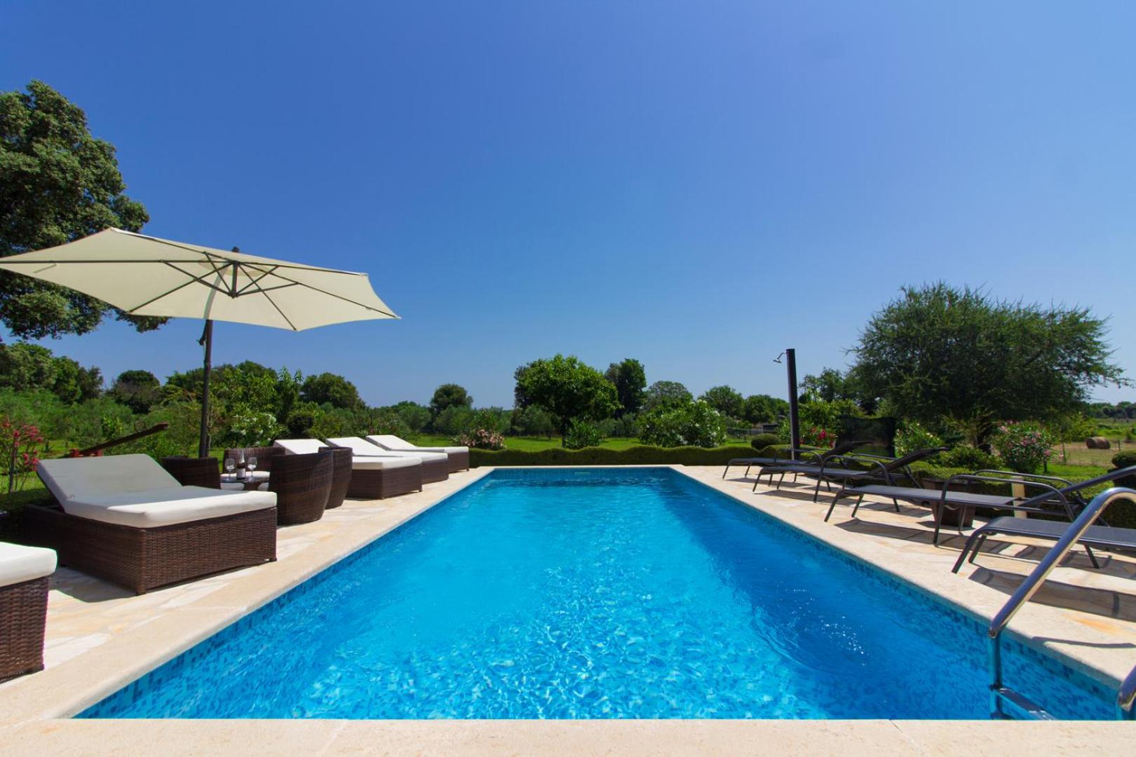 Beautiful villa Divina with large pool, sauna & hydrommassage near Pula, high level of privacy view 5