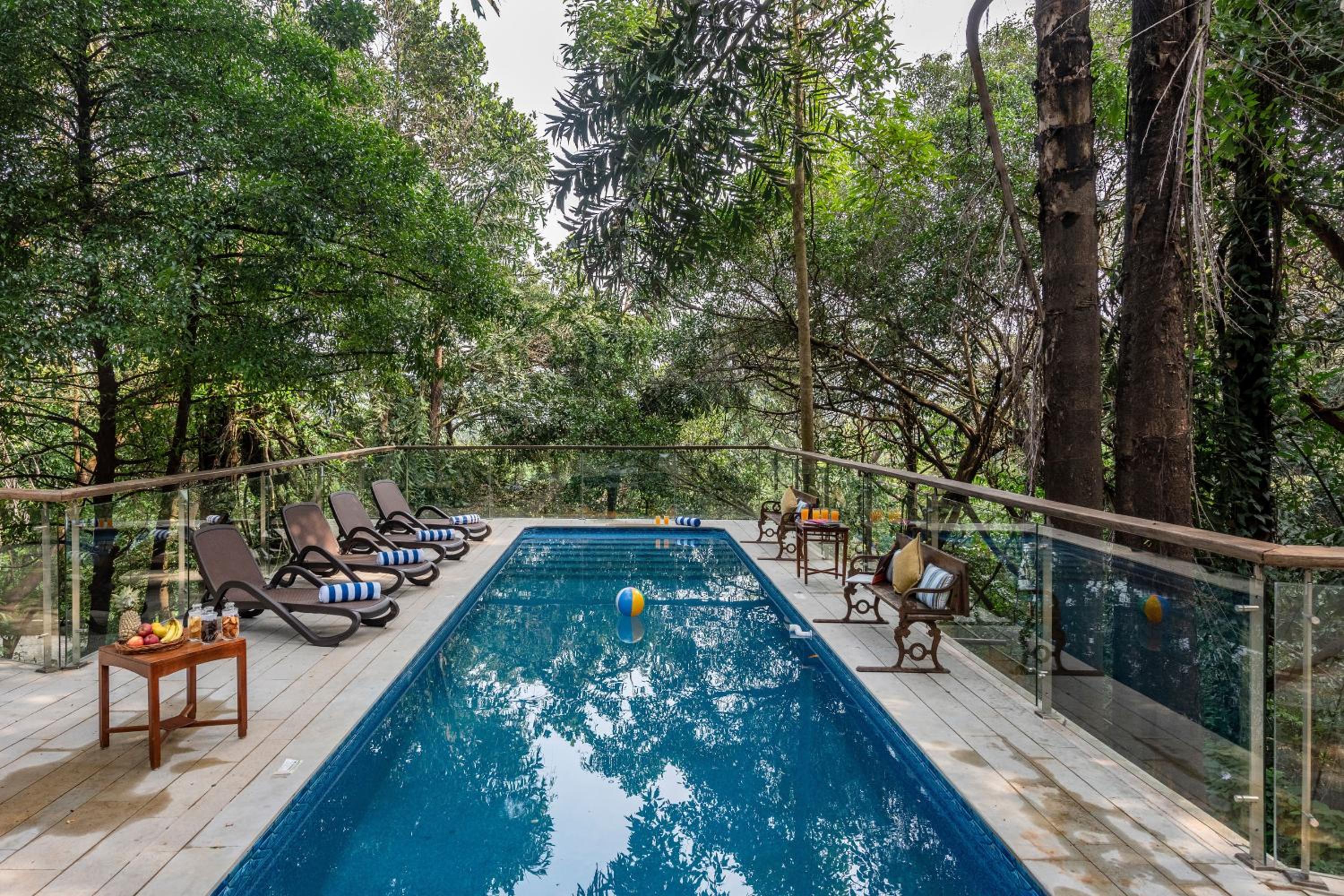 SaffronStays Odeon - 4BR heritage art deco villa with cantilever pool, verandahs & forested lawns view 2