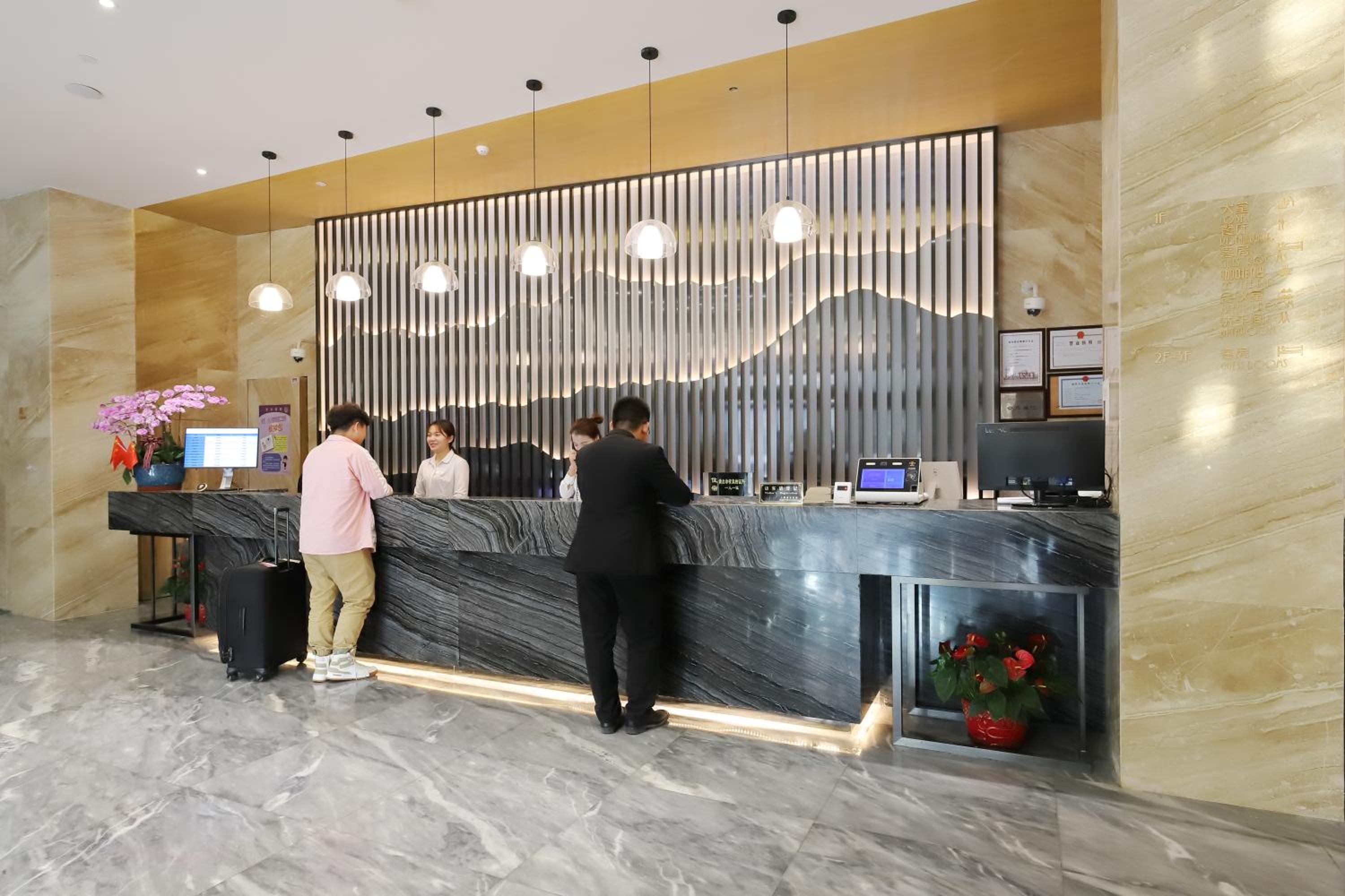 hotel reception
