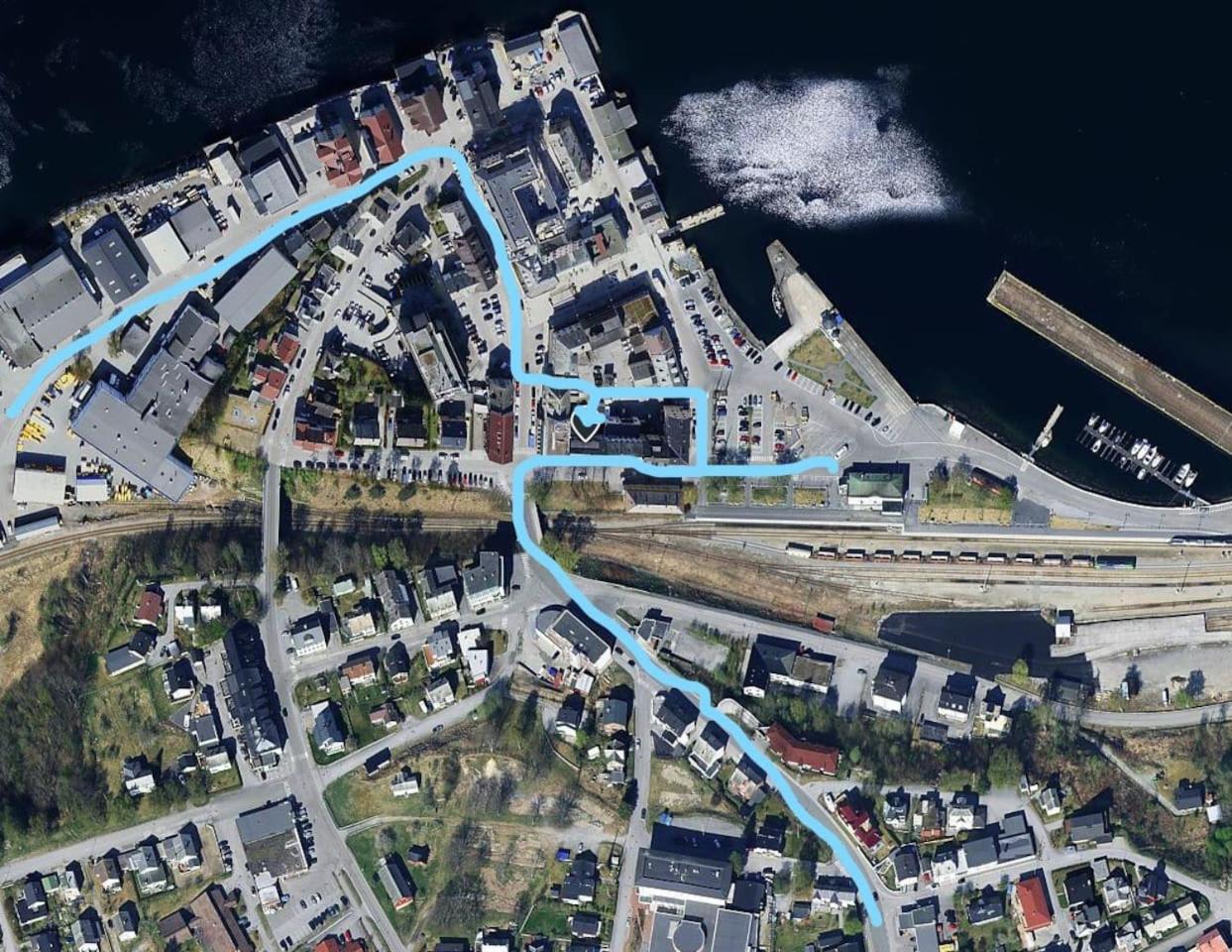 I hjerte av Åndalsnes sentrum