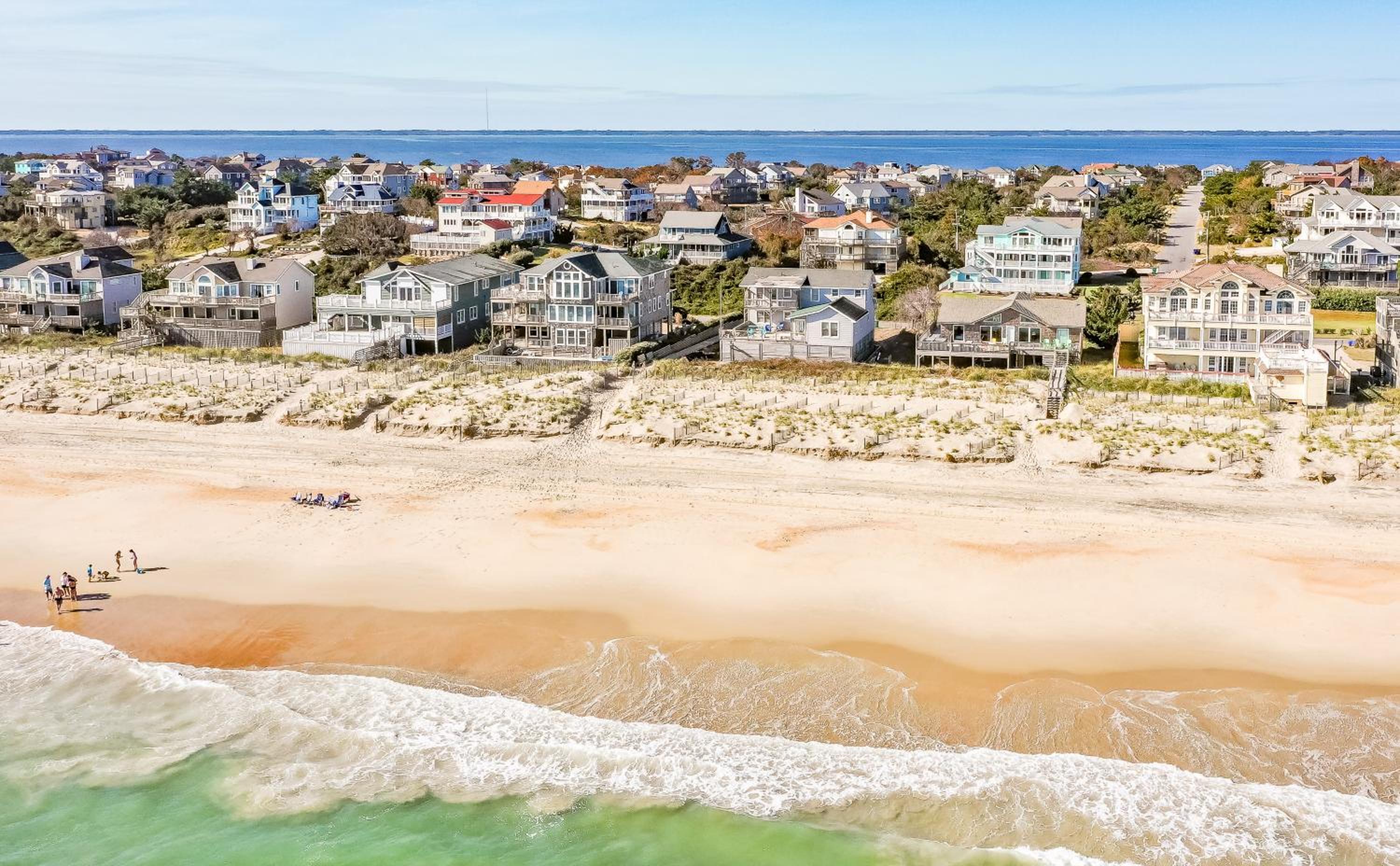 York - Duck, Carolina Dunes, Oceanfront, Ocean View, Hot Tub, Large Decks, Pets OK
