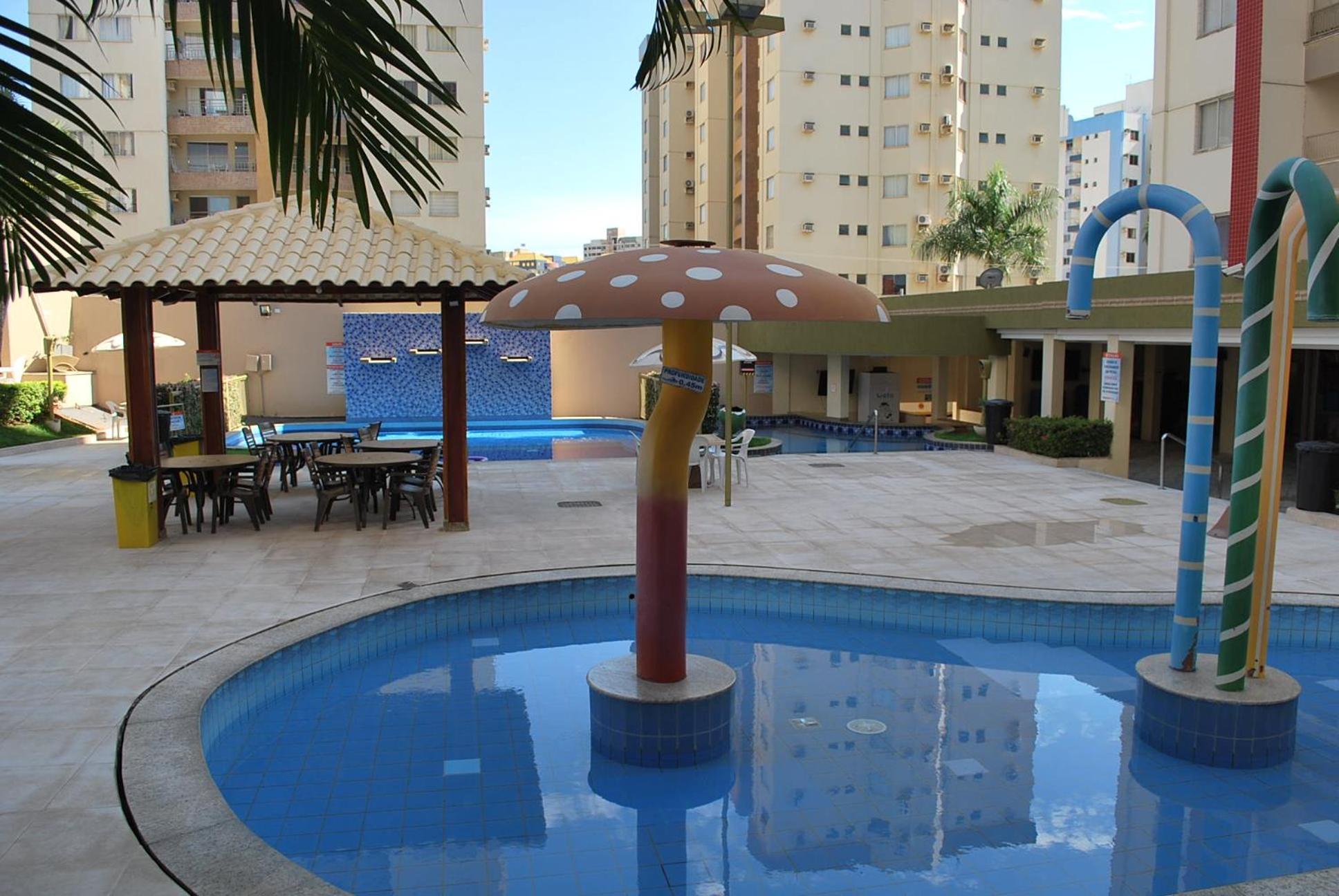 Prive das Thermas I Caldas Novas - ACHEI FERIAS - com roupa de cama