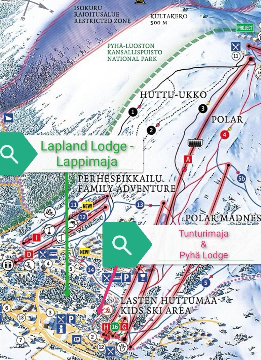 Lapland Lodge Ski-in - Lapland Villas - Sauna, national park, slopes, ski trails, just steps from local amenities, yet peaceful view 5