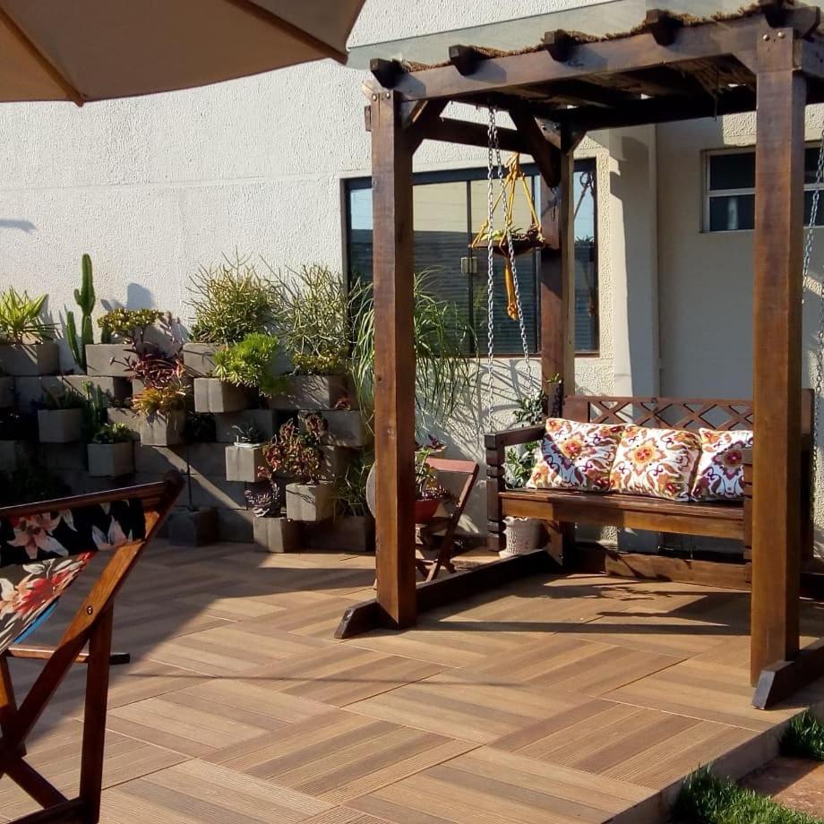 outdoor BBQ area