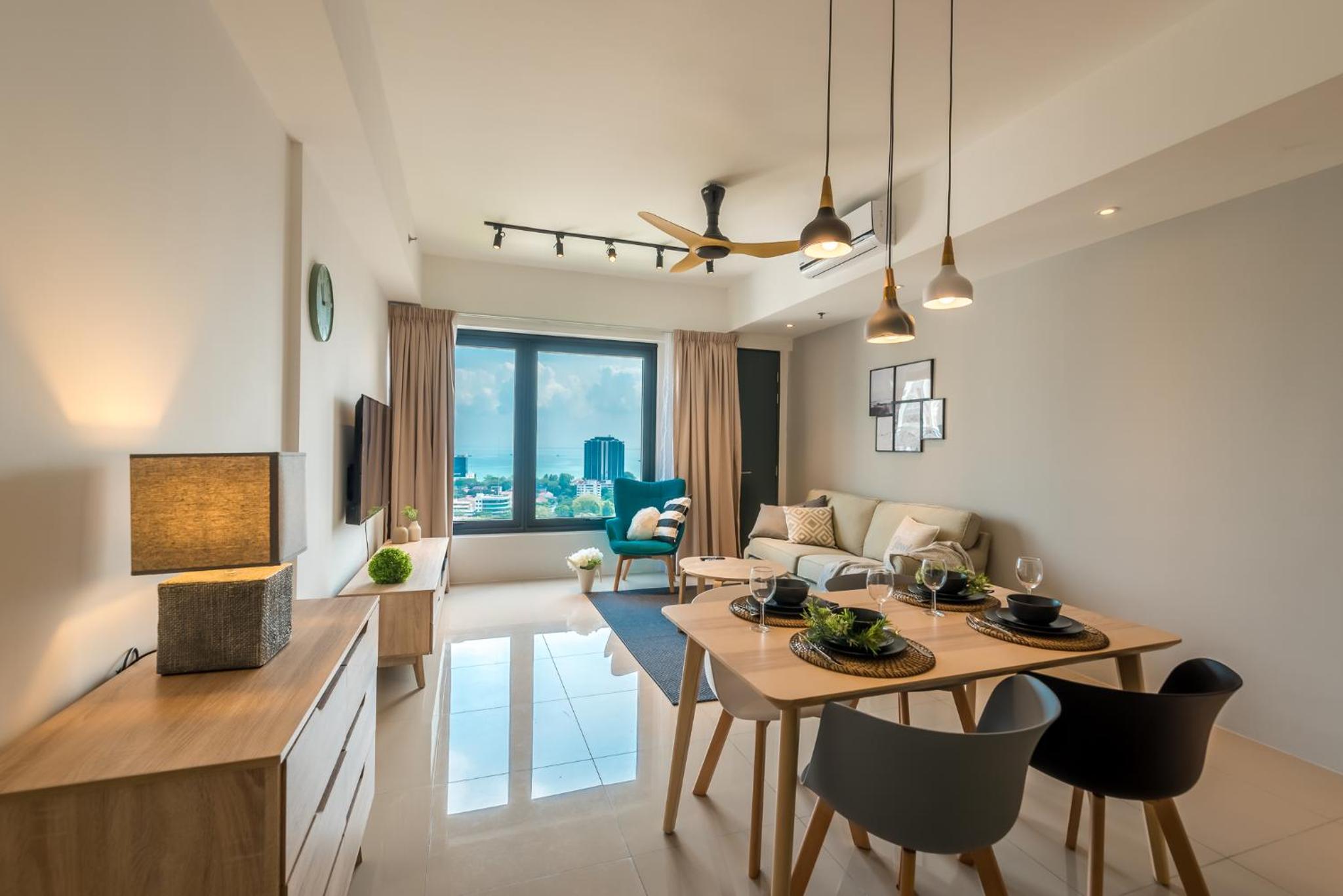 Hotel 海景房 Seaview 218 Macalister (Georgetown) 乔治市中心 9pax - Image 1