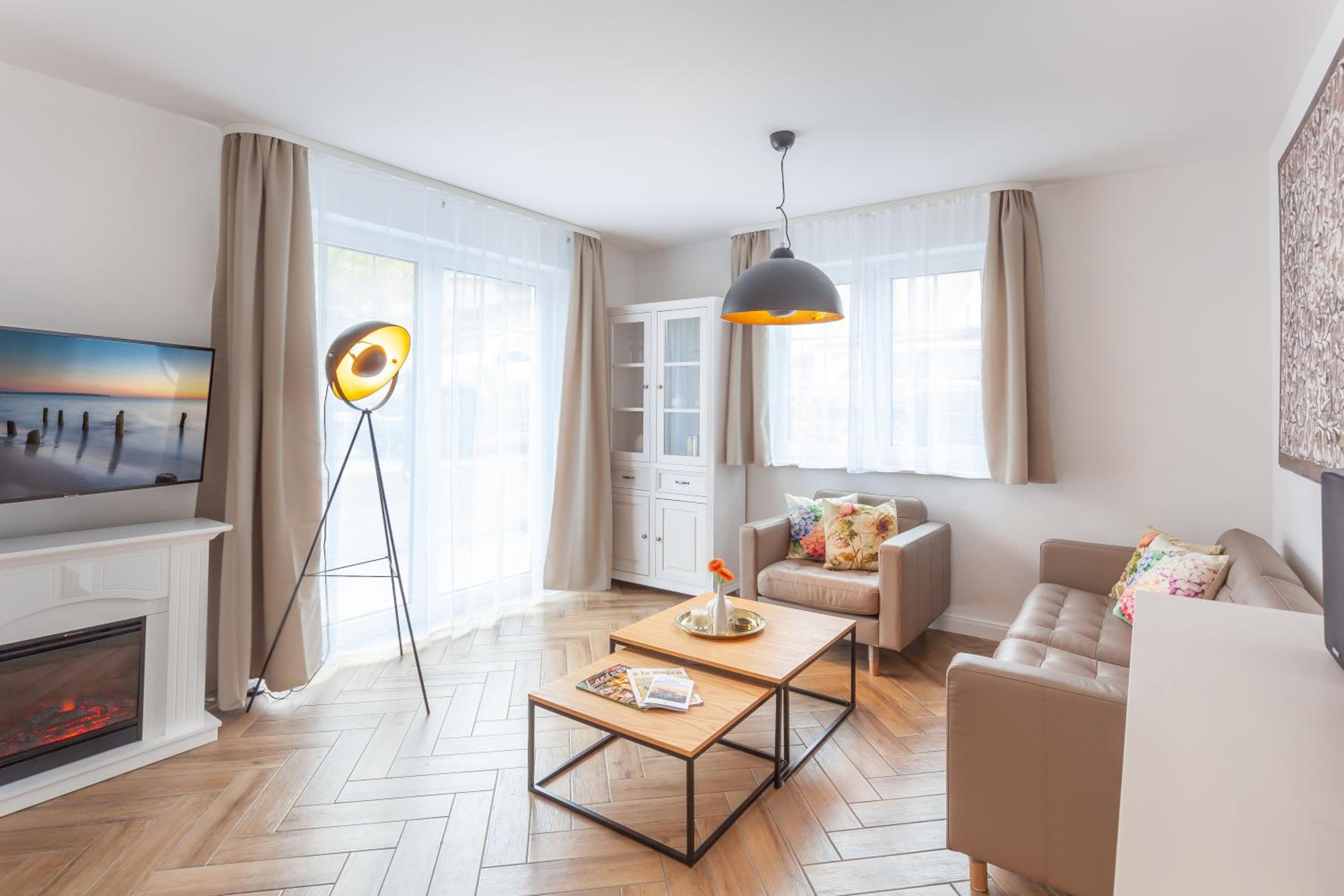 Kapitänshaus Sellin mit Sauna und Kamin