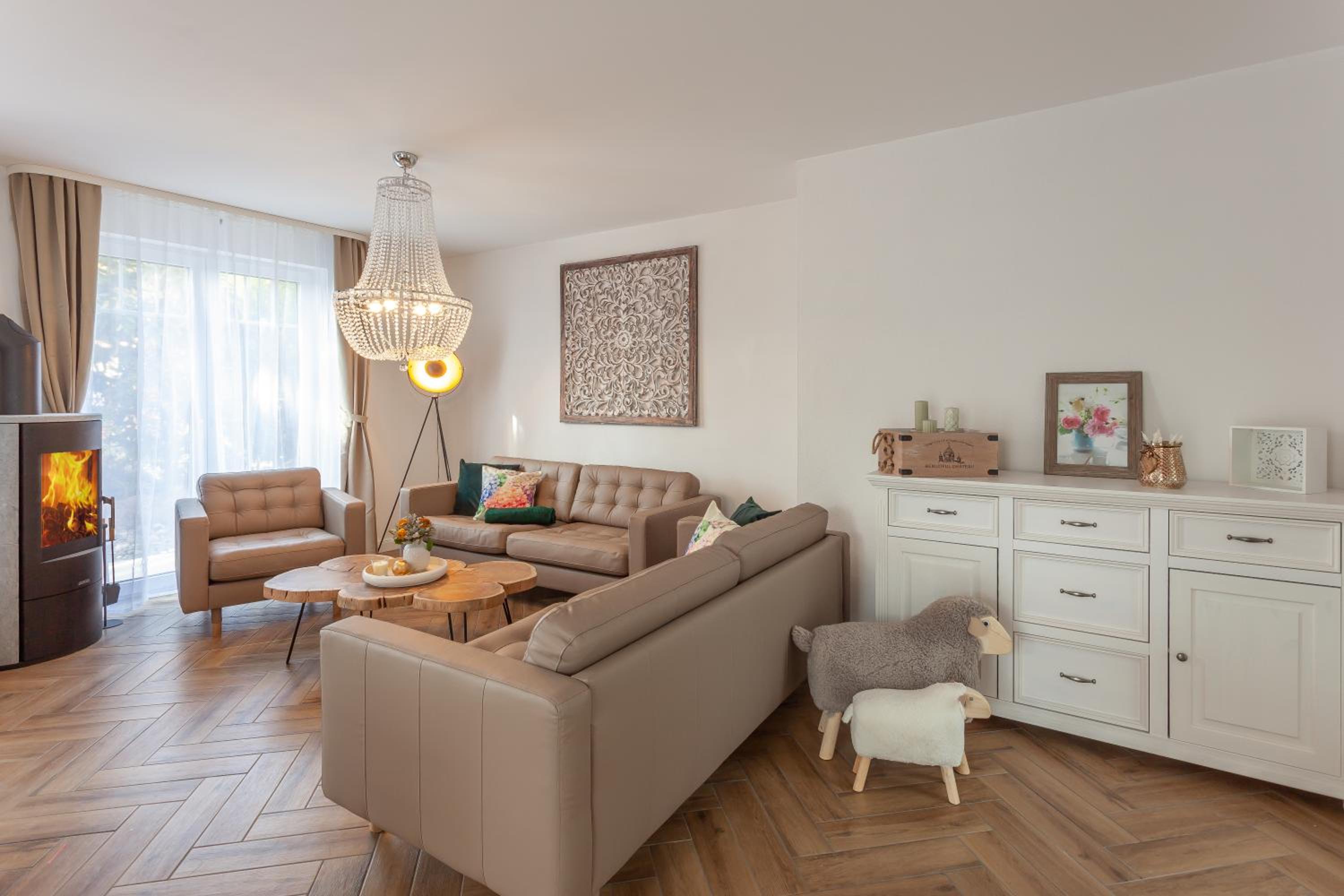 Kapitänshaus Sellin mit Sauna und Kamin