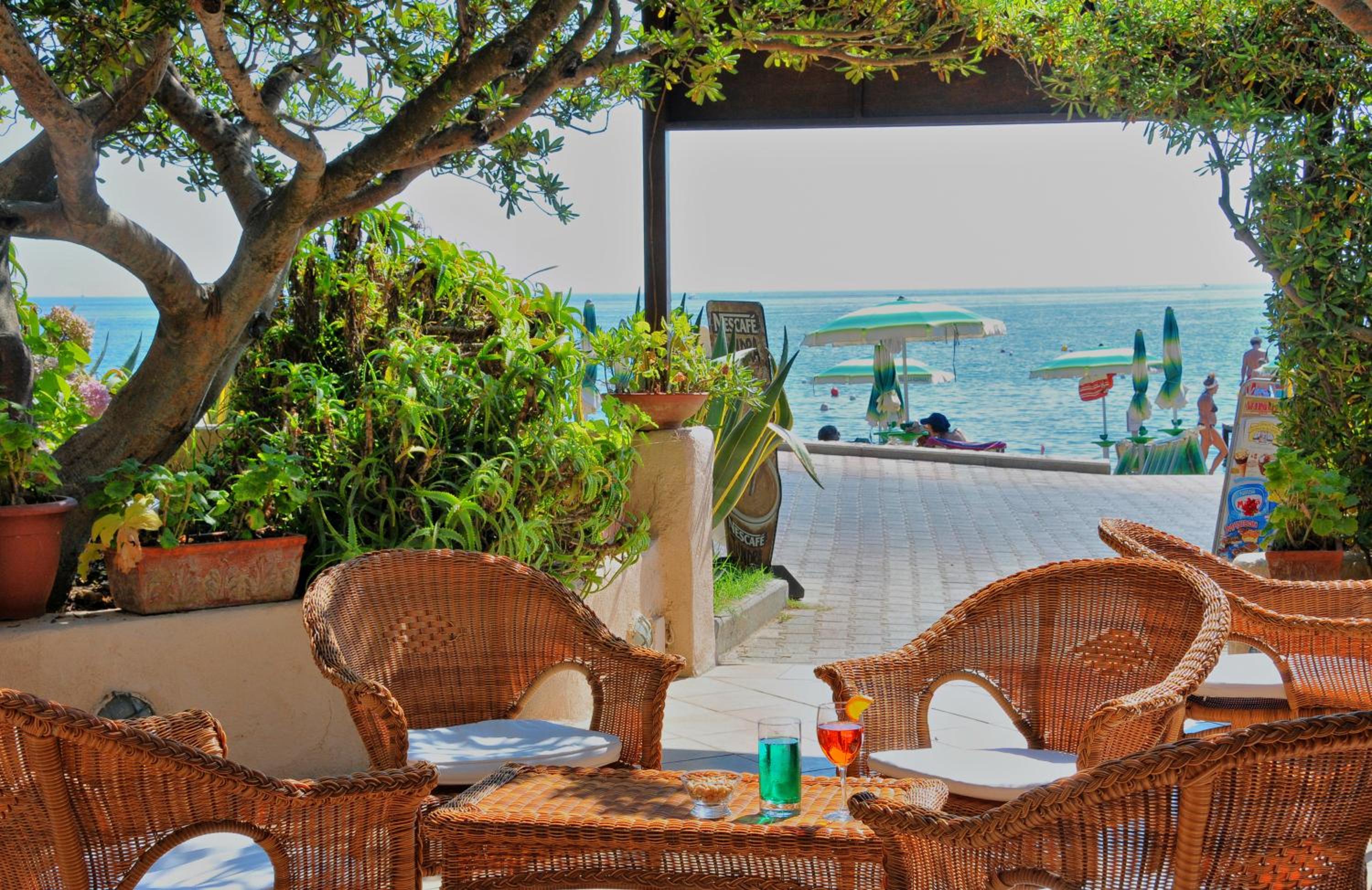 outdoor BBQ area