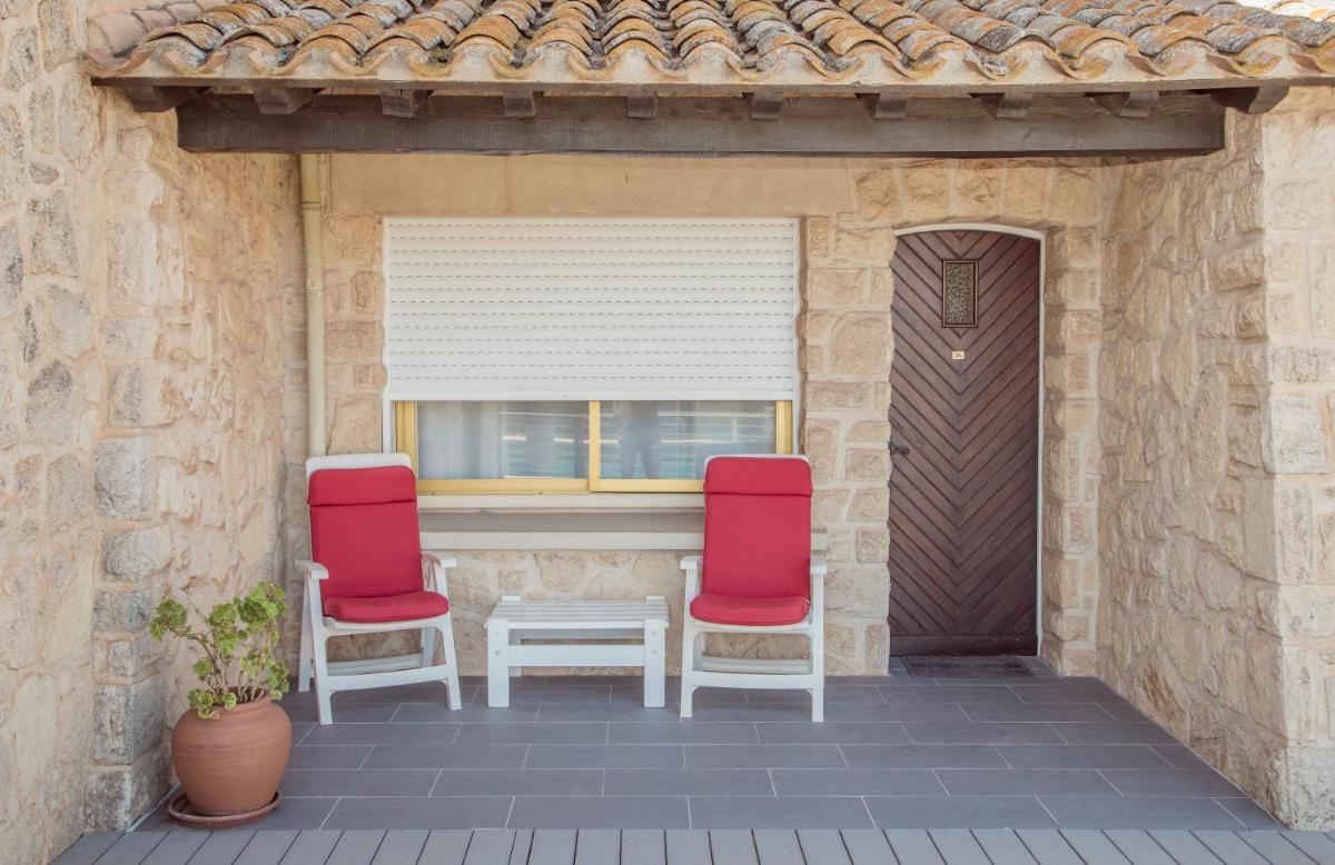 outdoor BBQ area