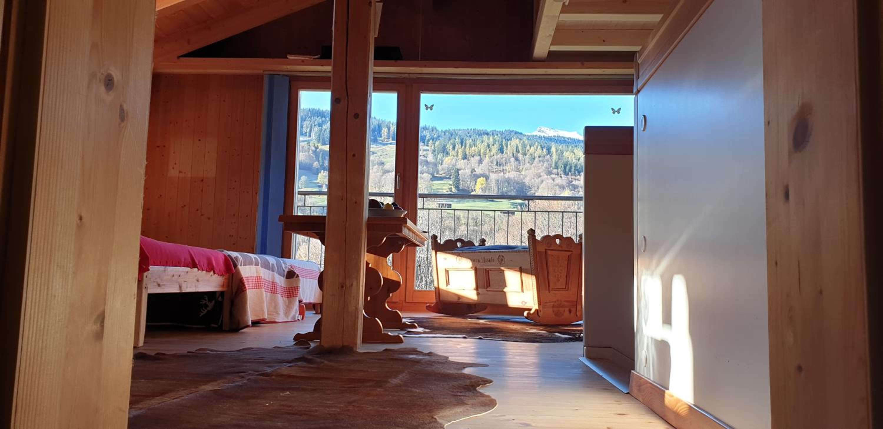 Ferienhaus & Ferienwohnung Wiñay Wayna Gotschna Blick Klosters