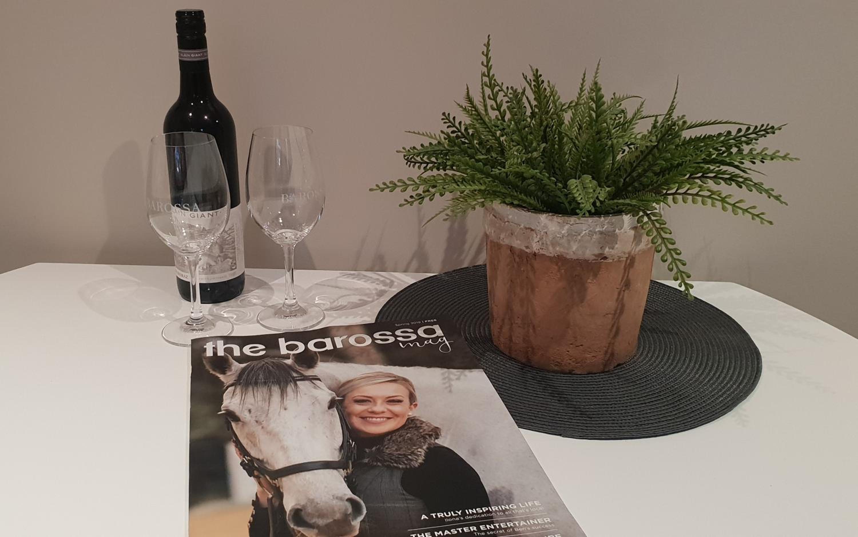 Fechner Place Barossa, 1 Bed, Wine & Platter