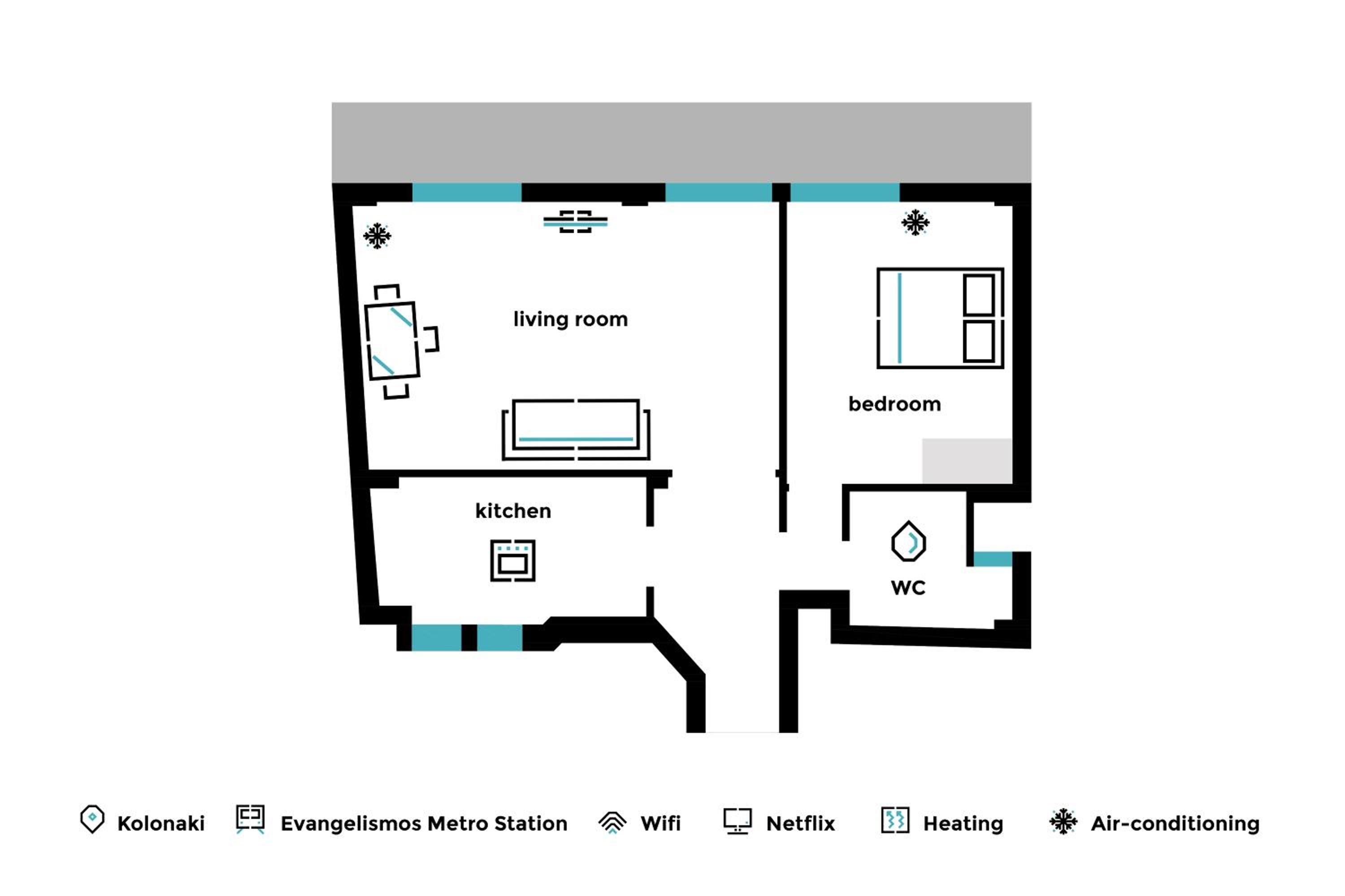 Desirable 1BD Apartment in Kolonaki by UPSTREET