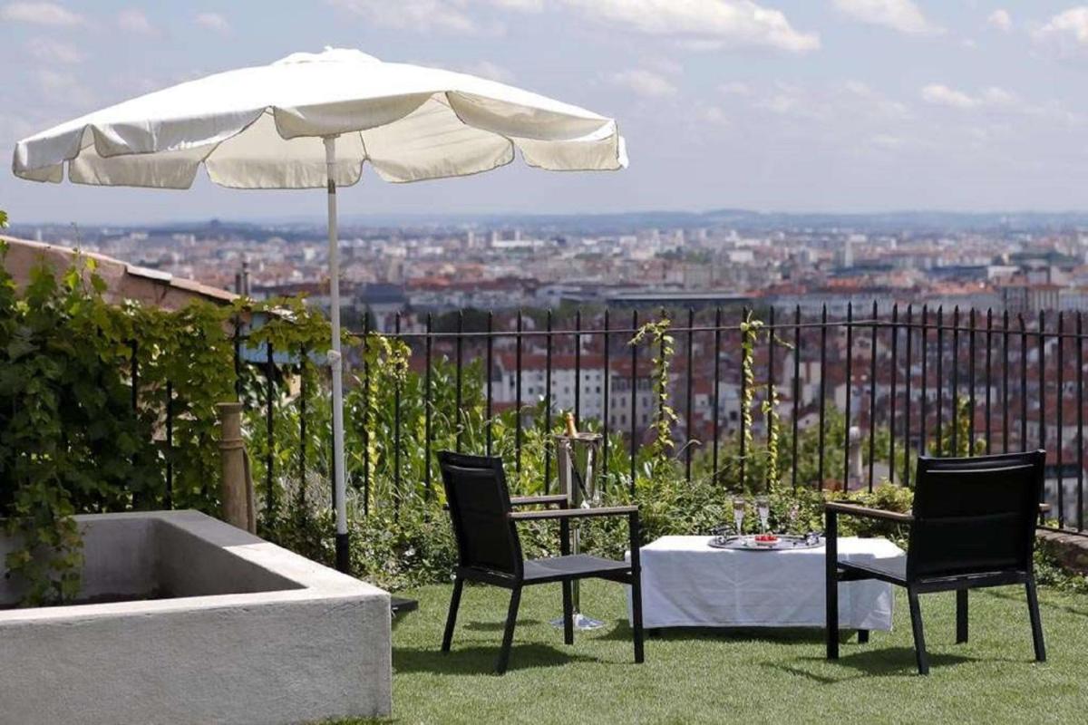 outdoor BBQ area