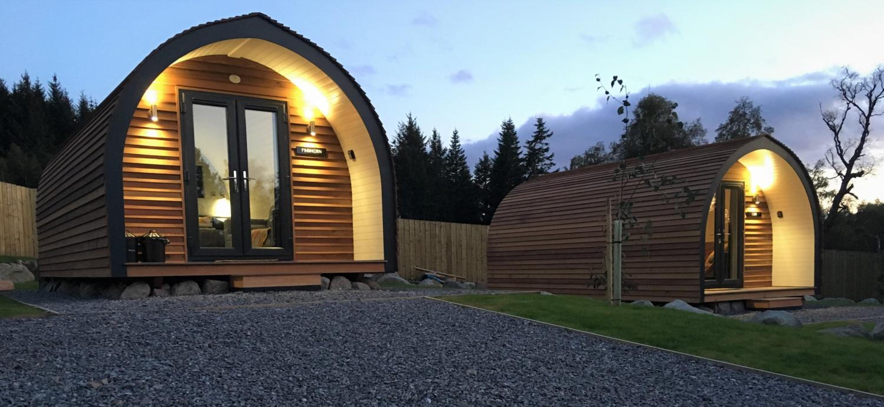 Tomatin Glamping Pods view 5