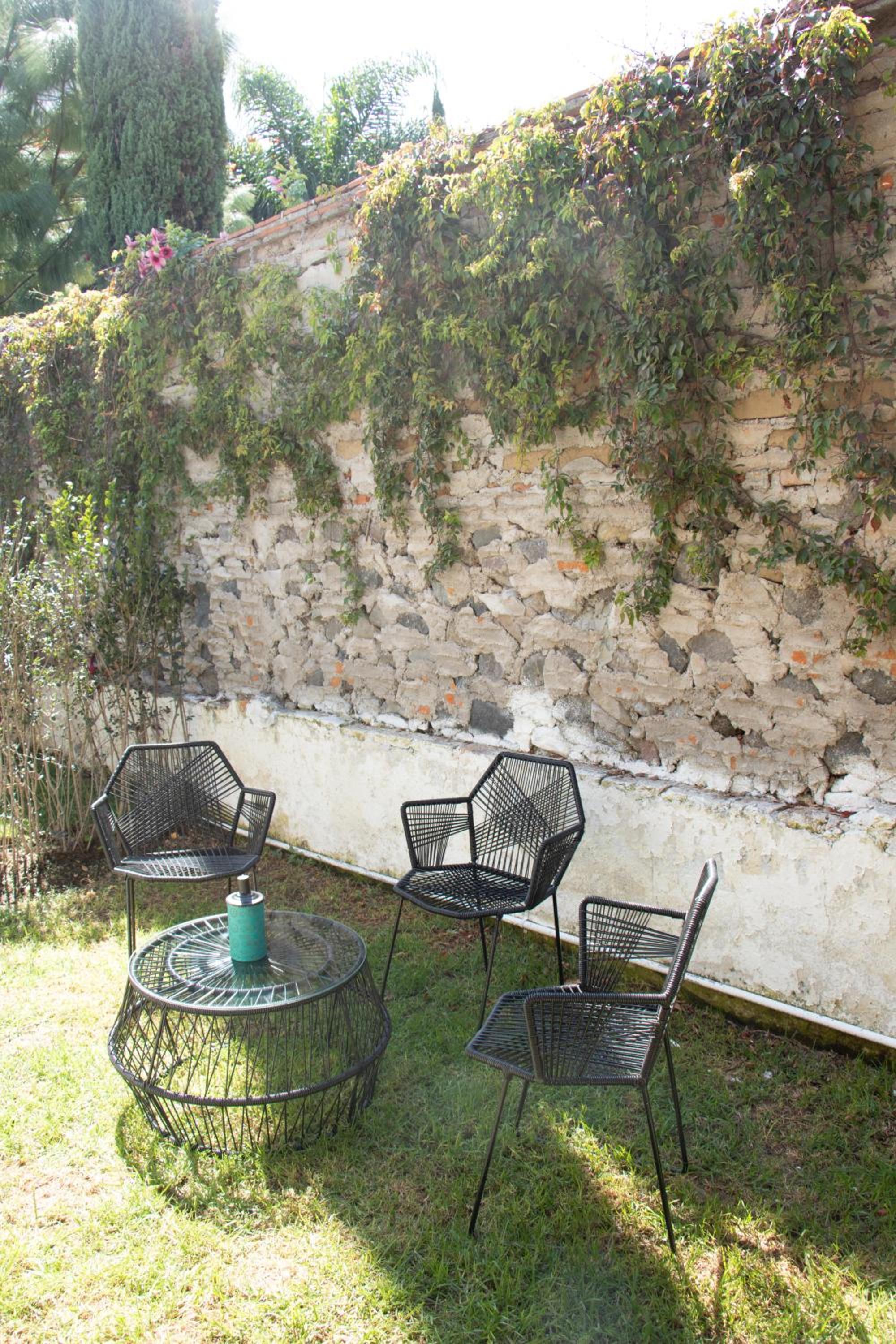 outdoor BBQ area