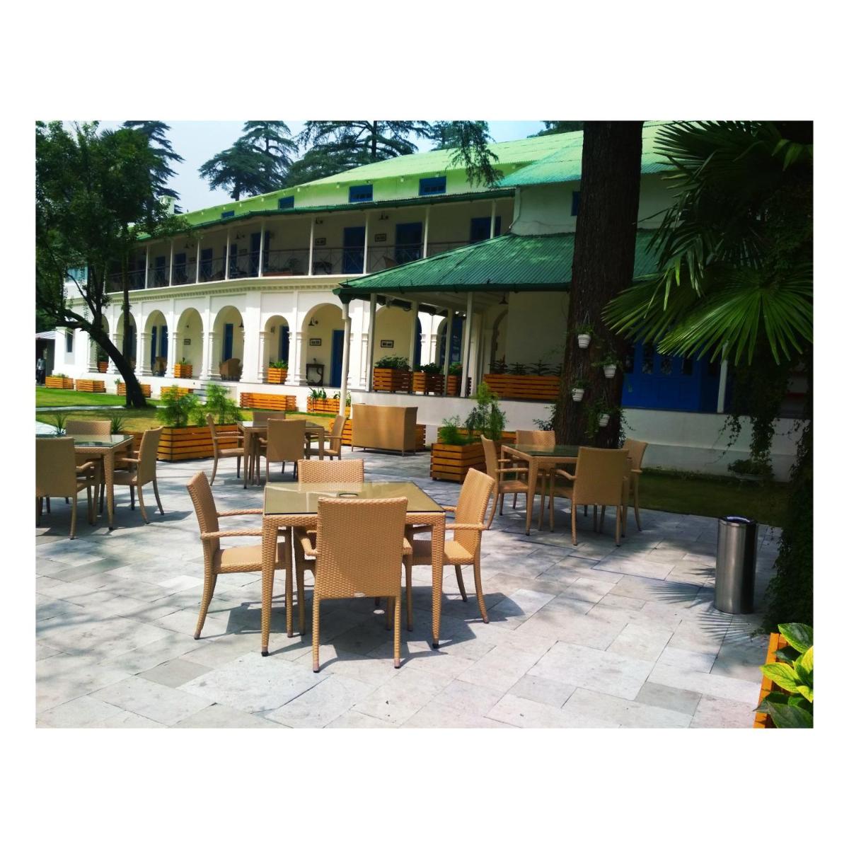 outdoor BBQ area