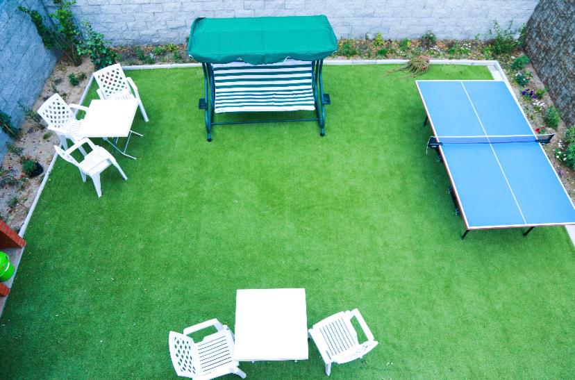 outdoor BBQ area
