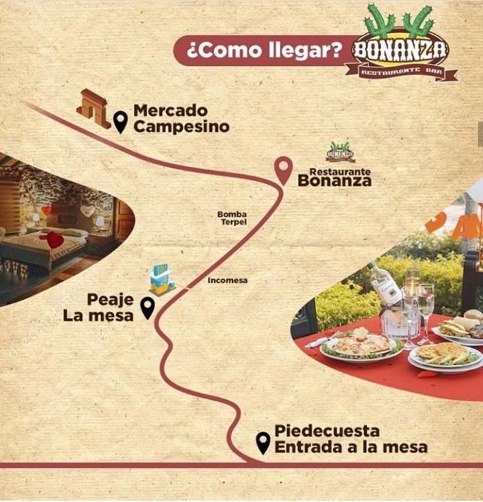 Cabañas y Hostal Bonanza mesa de los santos